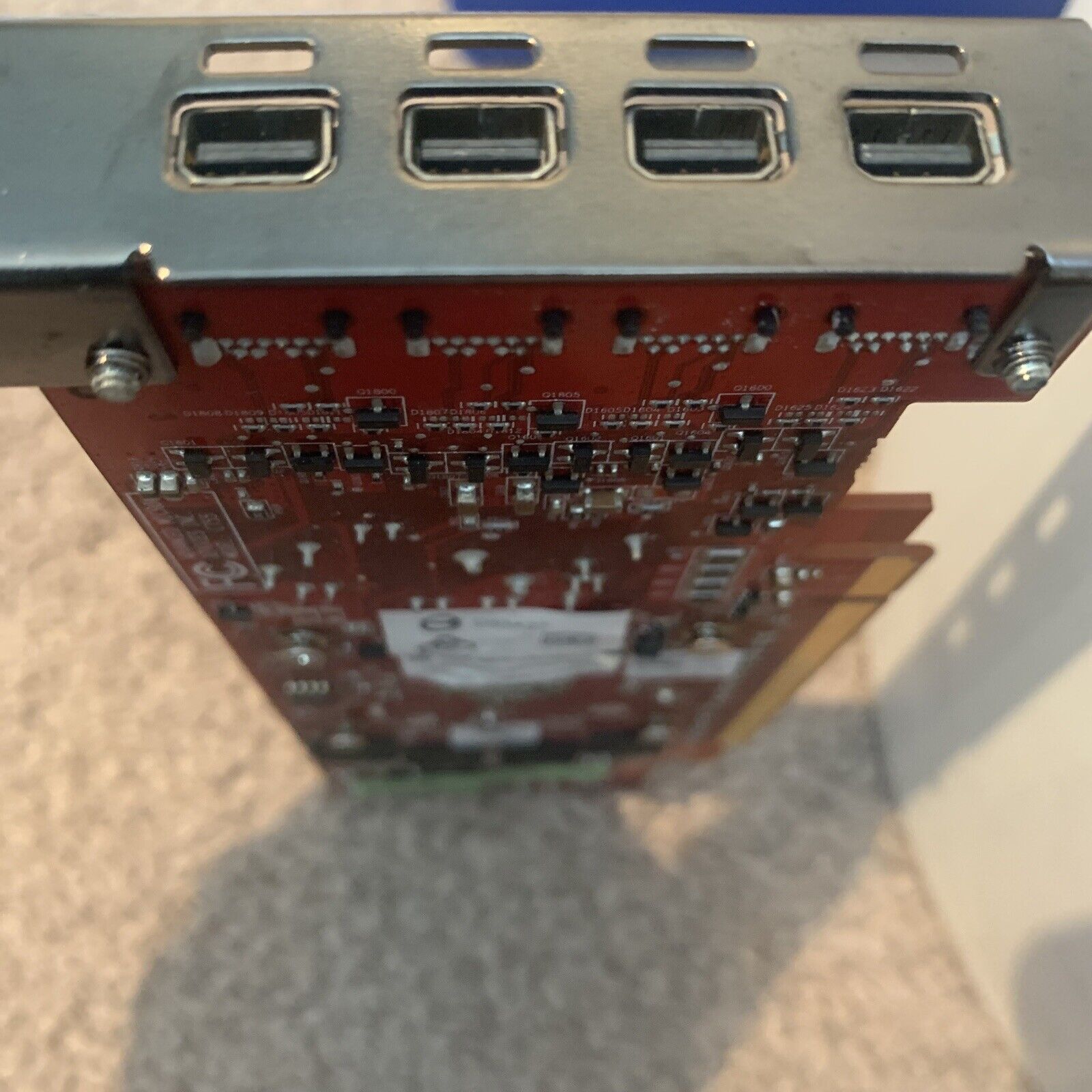 AMD FIREPRO W4100 2GB GDDR5 QUAD PCIE X16 3.0 VIDEO CARD 25D14 / 025D14