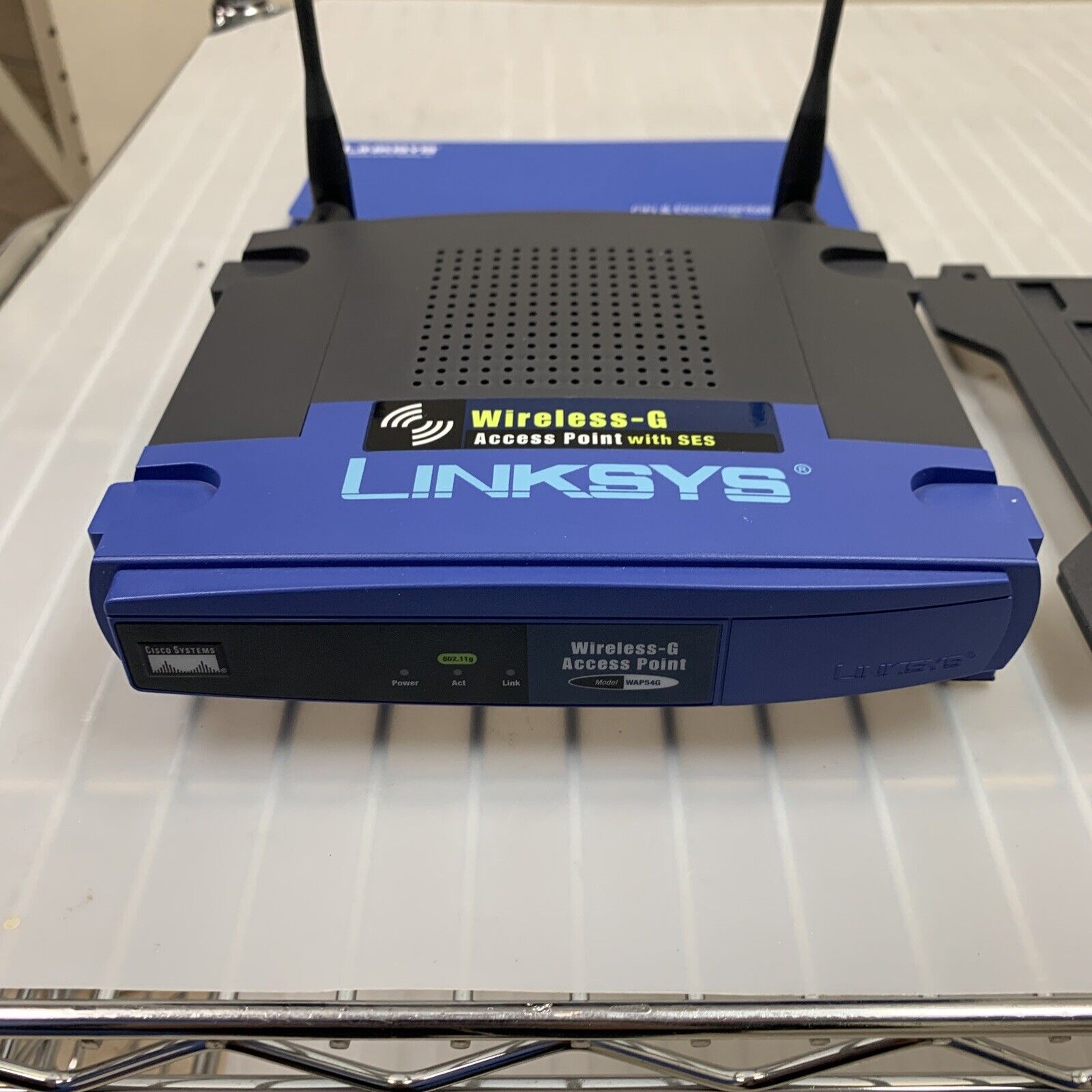 Cisco Linksys WAP54G v3.1 54 Mbps Wireless-G Access Point - No Power Cable
