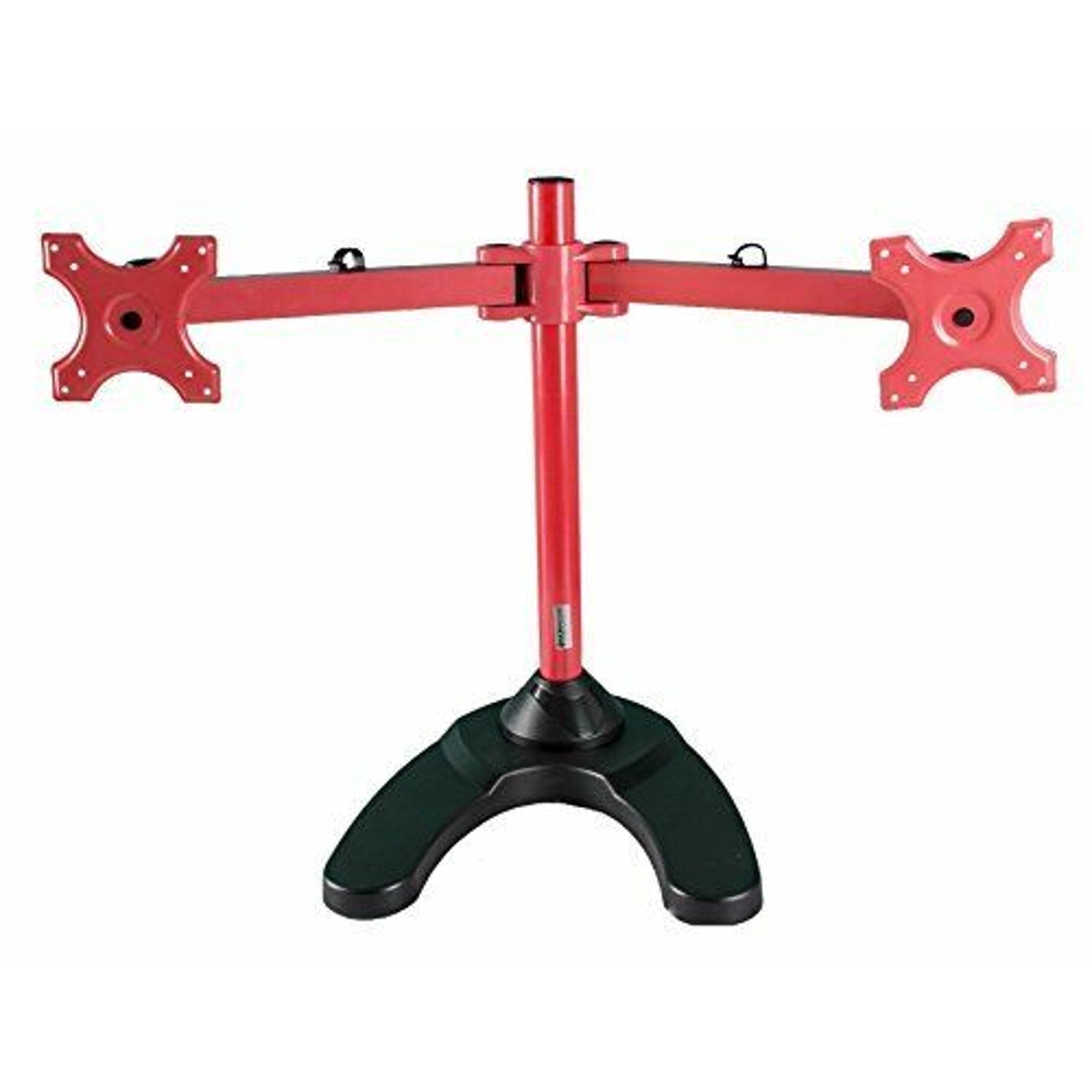 MonMount Dual LCD Freestanding Monitor Stand Up to 24-Inch, Red (LCD-6460R)