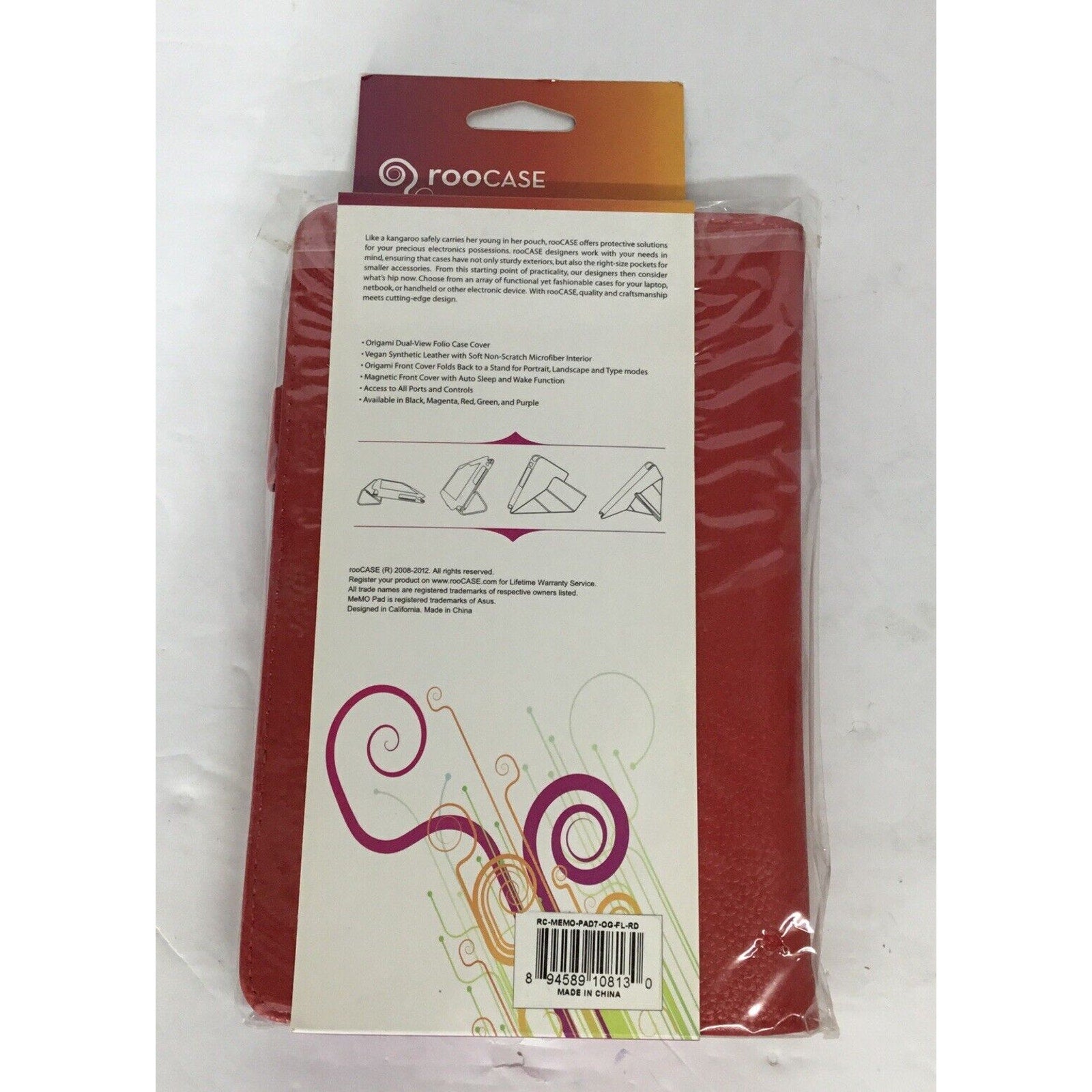 Lot Of 22 - RooCase Origami Dual-View Folio for Asus MeMo PAD 7