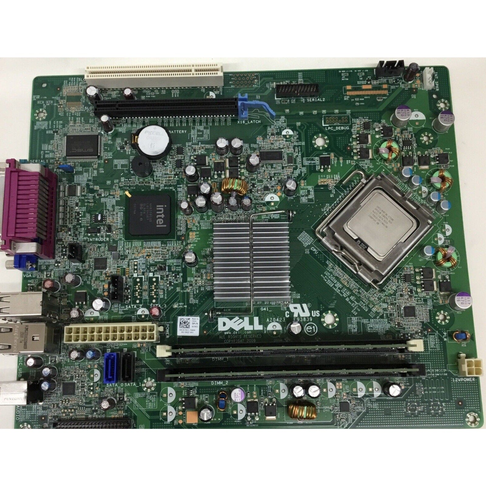 Genuine Dell Optiplex 380 SFF System Motherboard 1TKCC 01TKCC W/ CPU & Ram