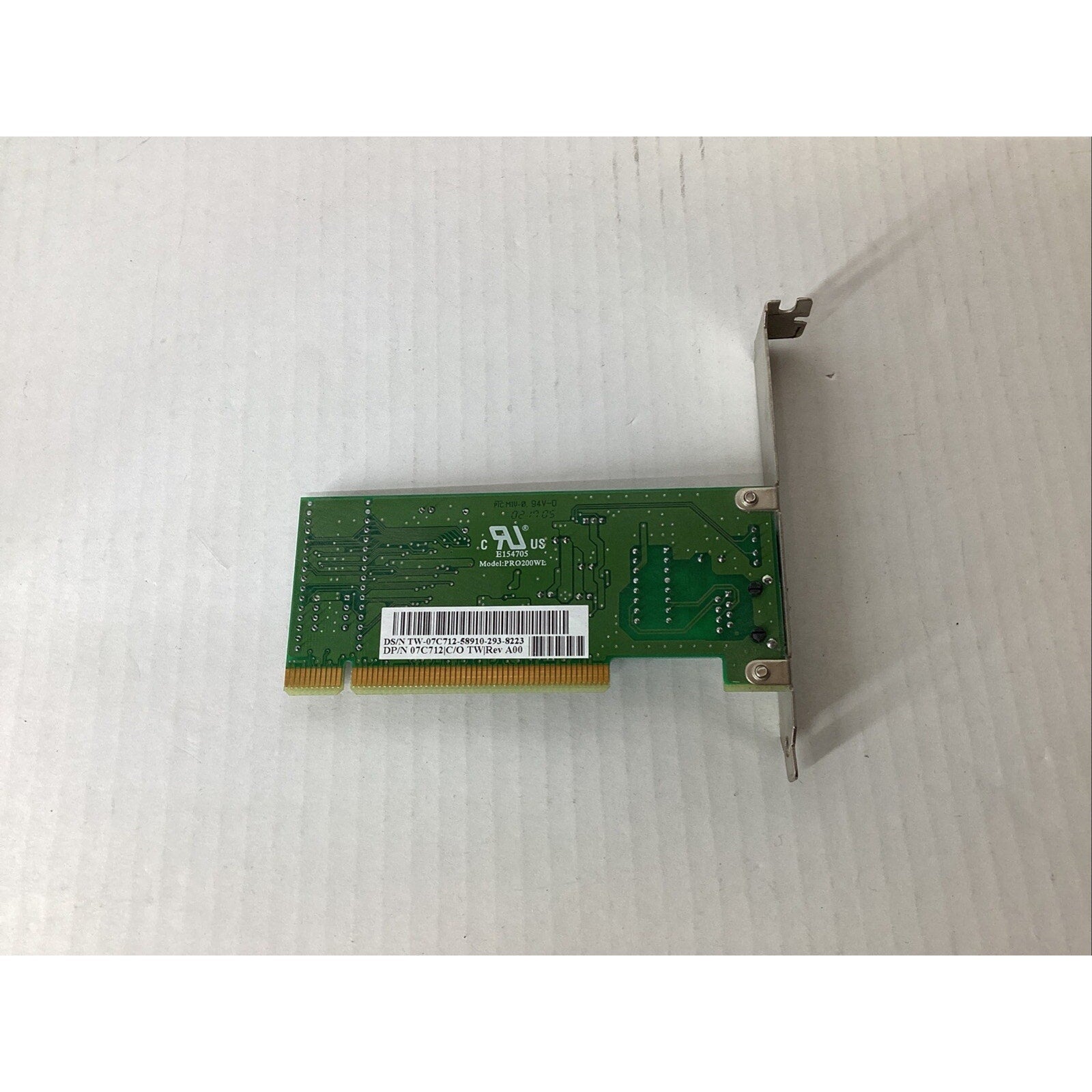 Dell 7C712 Cnet Pro200WL PCI 10/100Mb Network Card Adapter 07C712