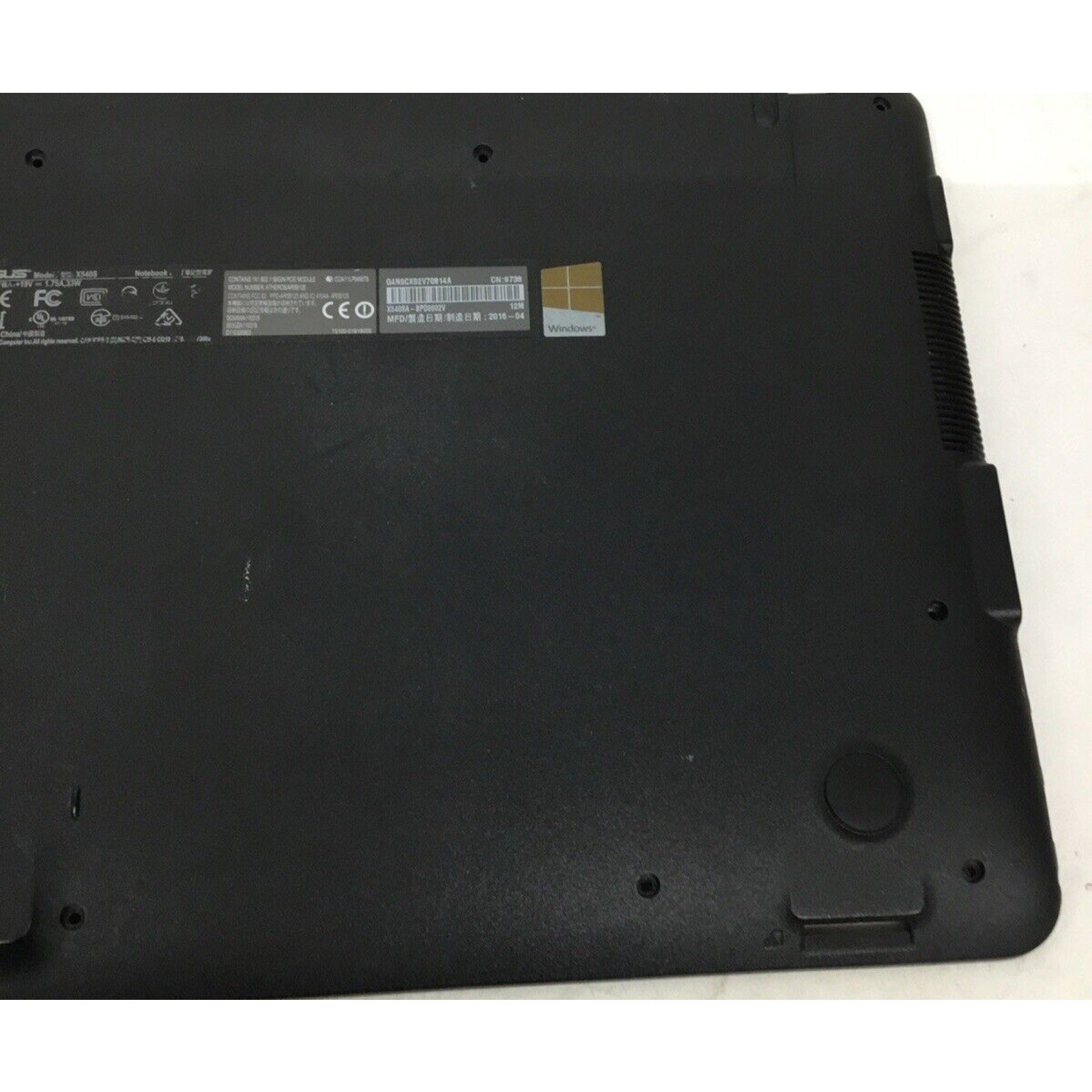 13NB0B31AP0111 GENUINE ASUS BASE COVER W/ SPEAKER X540S X540SA-SCL0205N