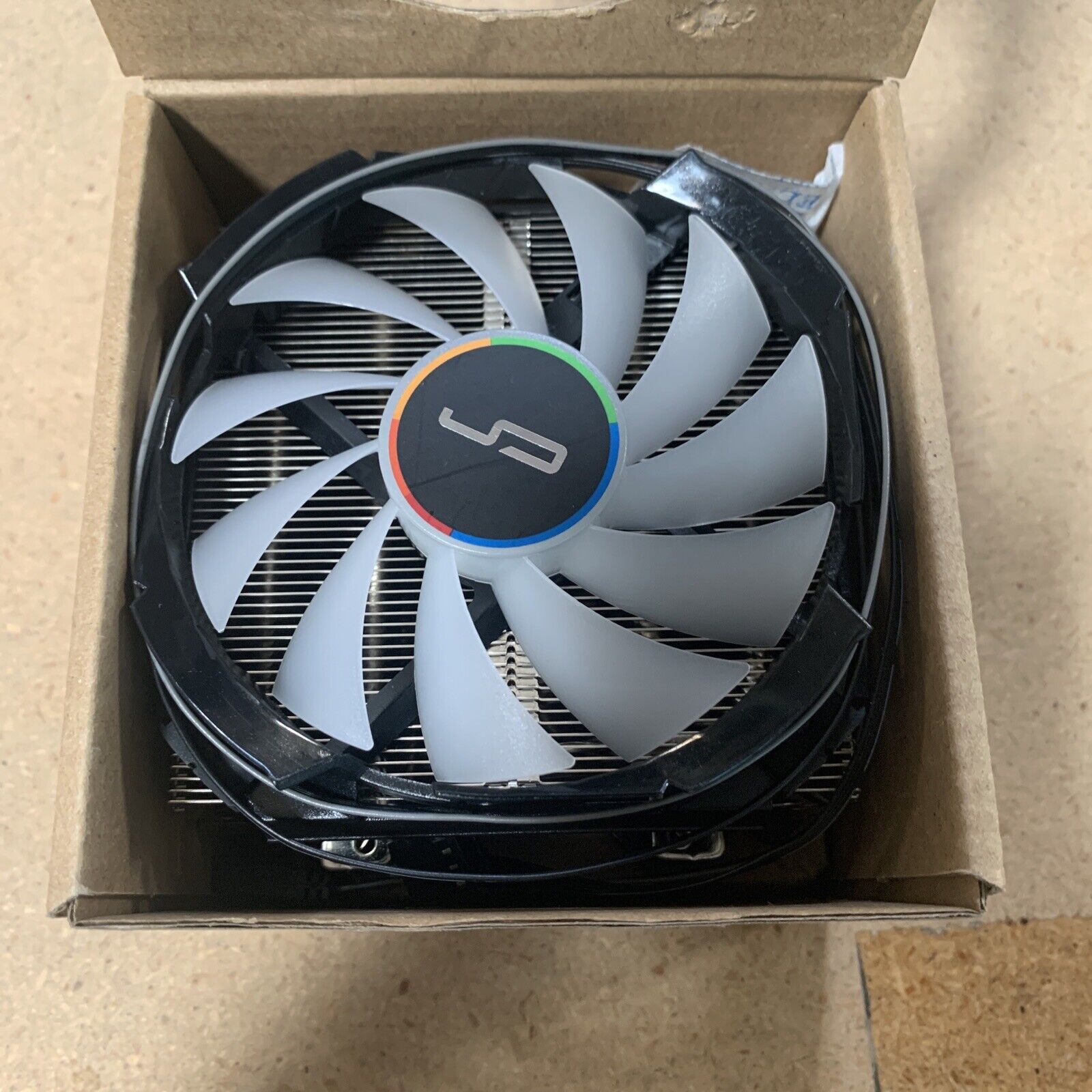 Cryorig C7 RGB Mini-Top-Flow CPU Cooler - Low Height - Brown Box