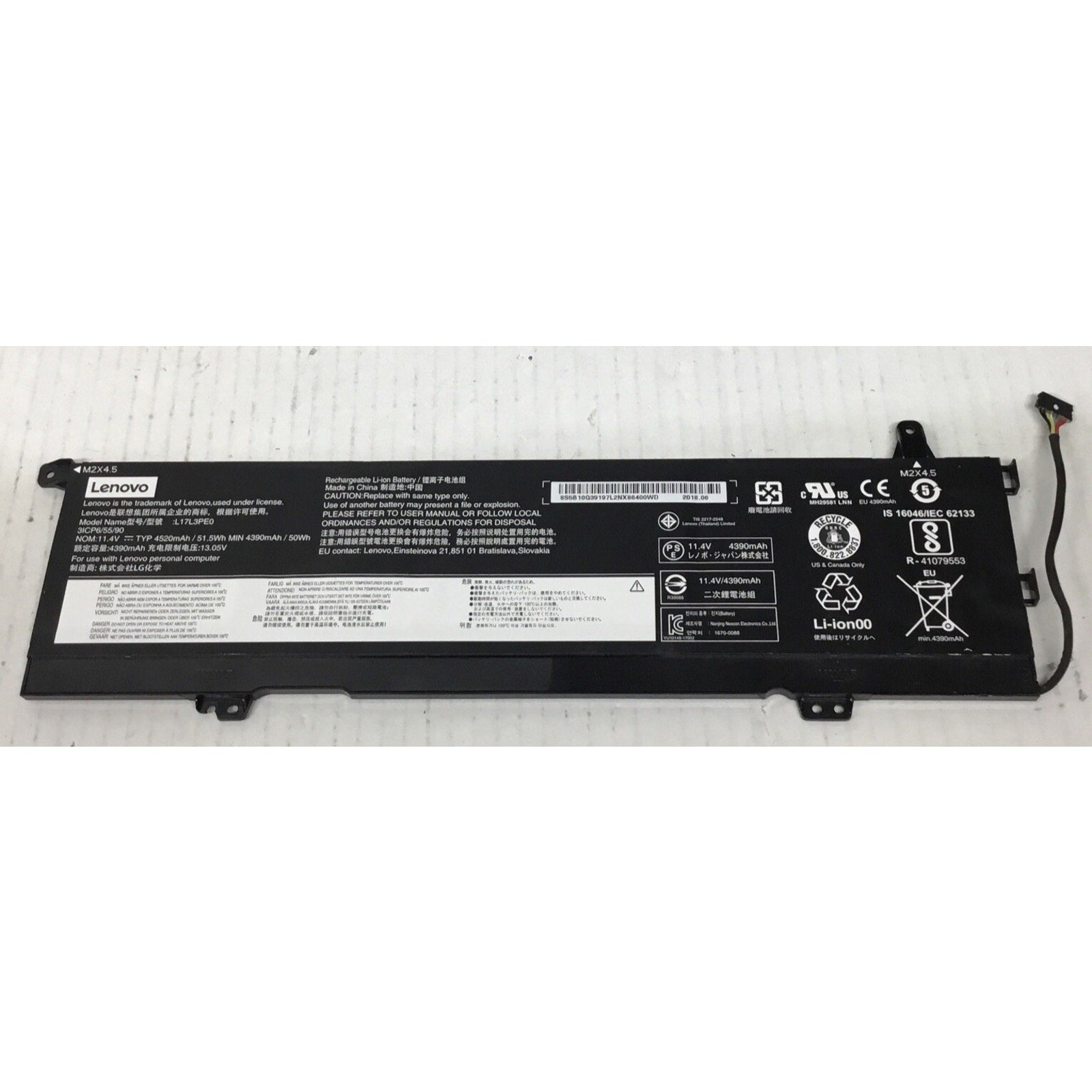 OEM L17L3PE0 Genuine Lenovo 730-15 730-15IKB Battery L17C3PE0 READ DESC