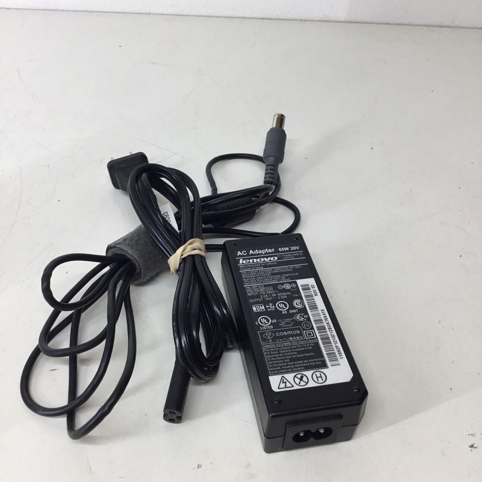 LENOVO 45N0320 20V 3.25A 65W Genuine Original AC Power Adapter Charger