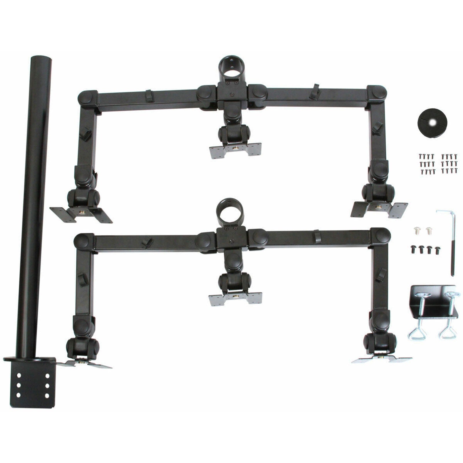 MonMount Hex/Six LCD Monitor Stand Desk Mount with Up, Down, Left and Right