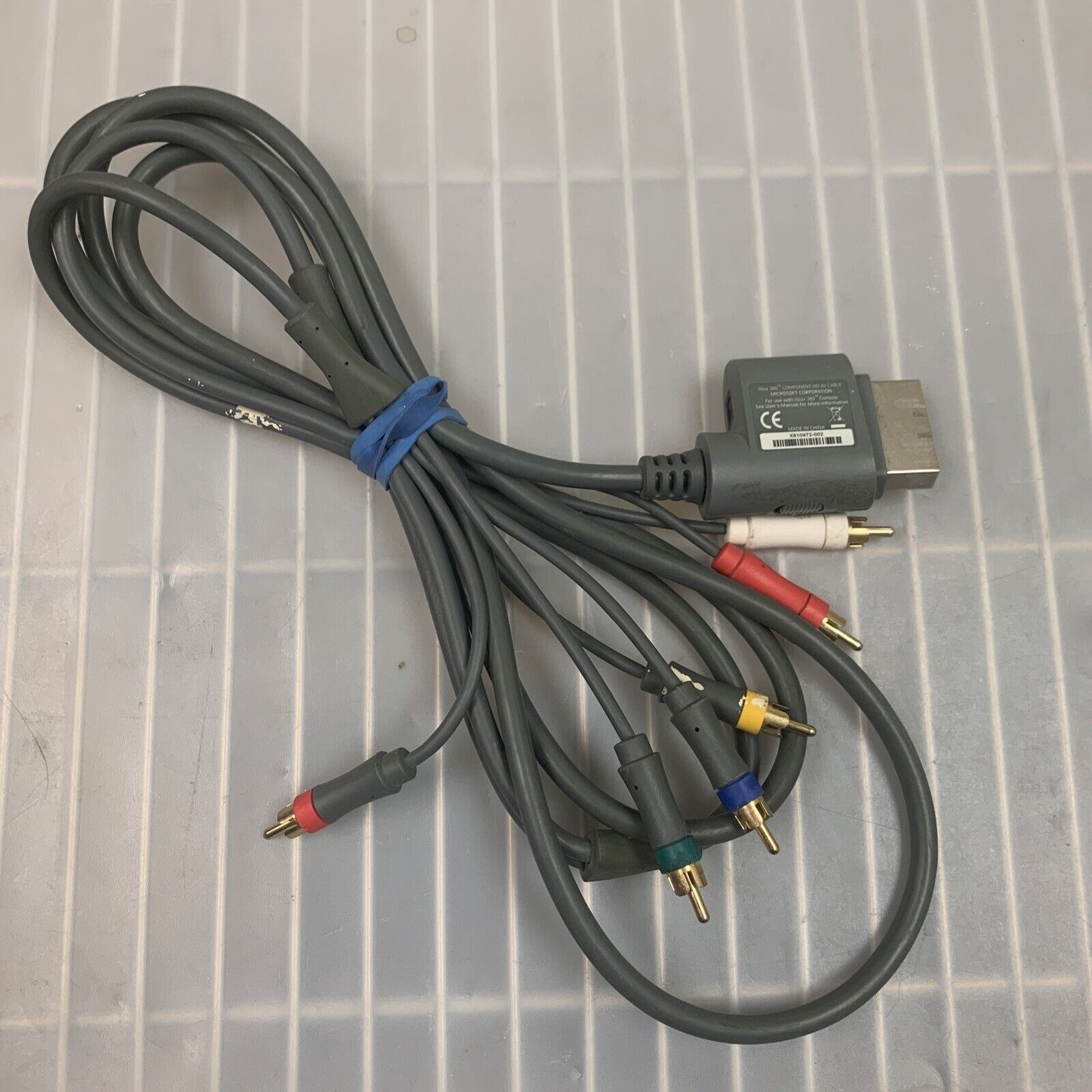 Official Microsoft Xbox 360 HD AV TV Component Composite Cable X810972-002 OEM