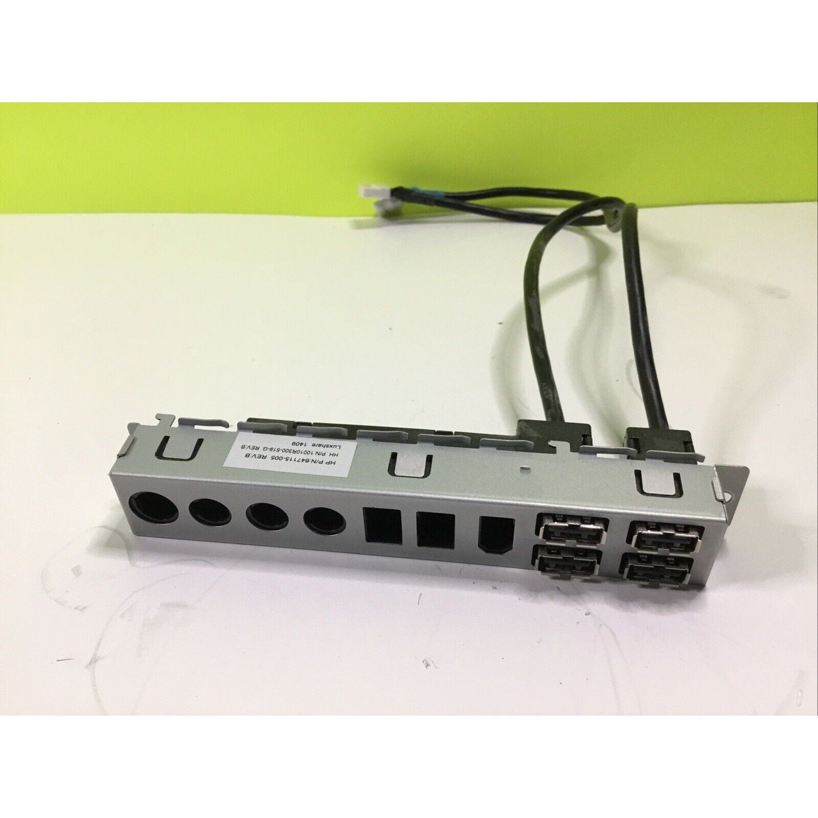 HP Front USB 2 Ports with MB Cables 647115-005