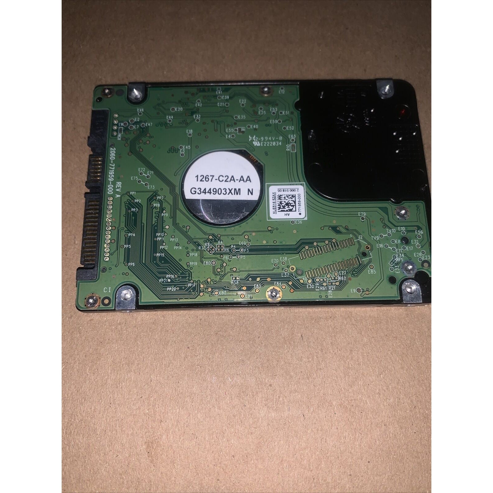 WESTERN DIGITAL 500GB 2.5" SATA 5400RPM LAPTOP PC HD HARD DRIVE WD5000LPVX