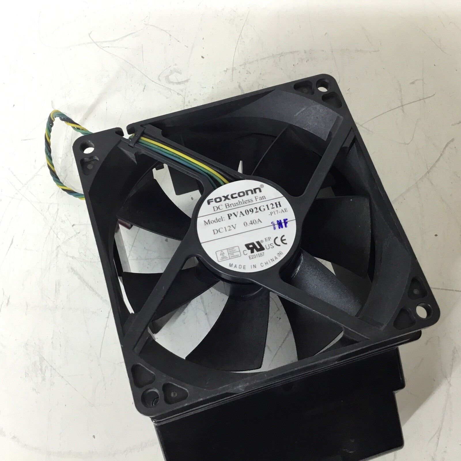 HP Fan 4Pin w/ Shroud Bracket Assembly PVA092G12H
