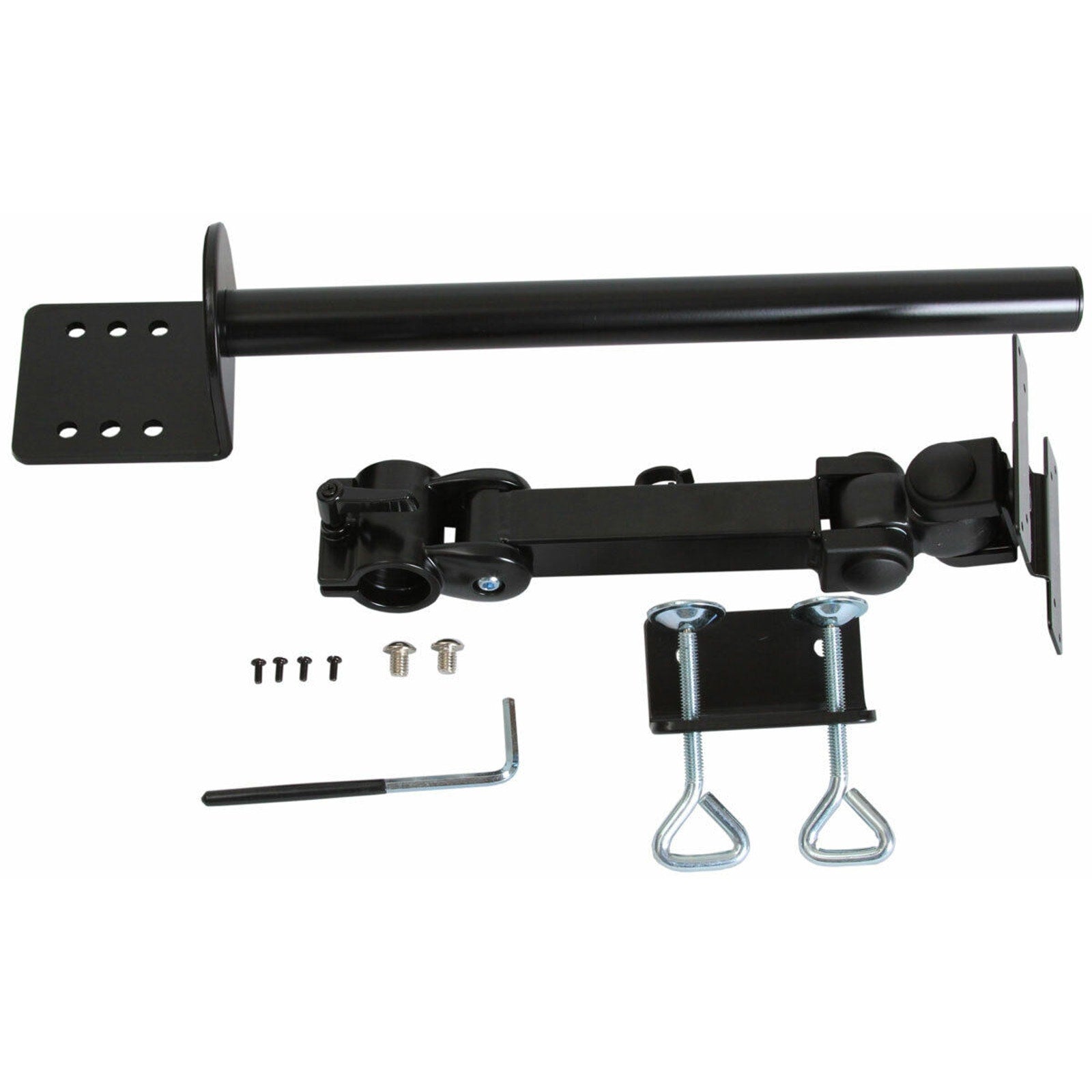 MonMount Single LCD Monitor Arm - 2 Points of Articulation - Up to 27 Inch LCD