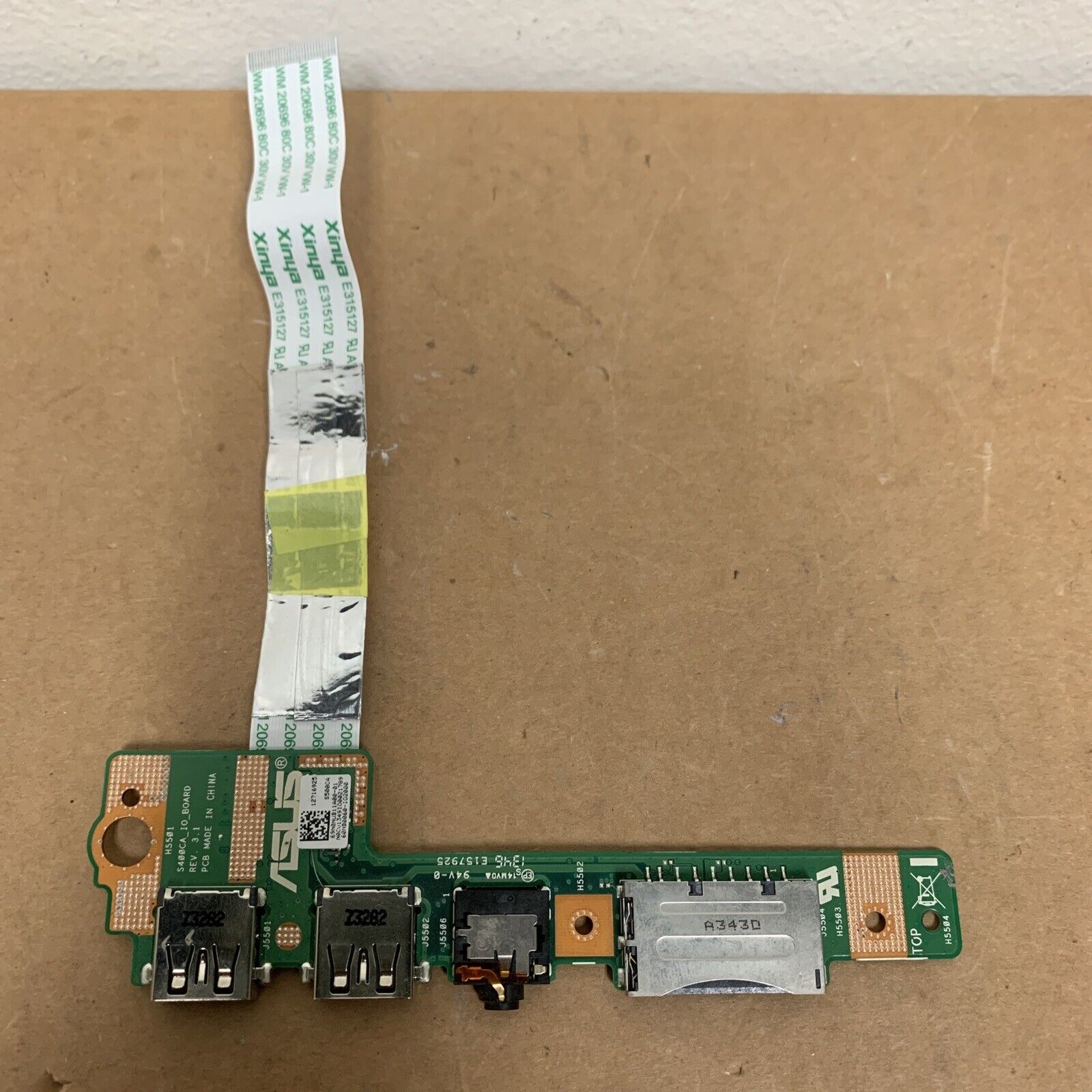 ORIGINAL ASUS S400C/V500 IO BOARD & CABLE 60NB0050-IO1 - S400CA_IO_Board - H5501