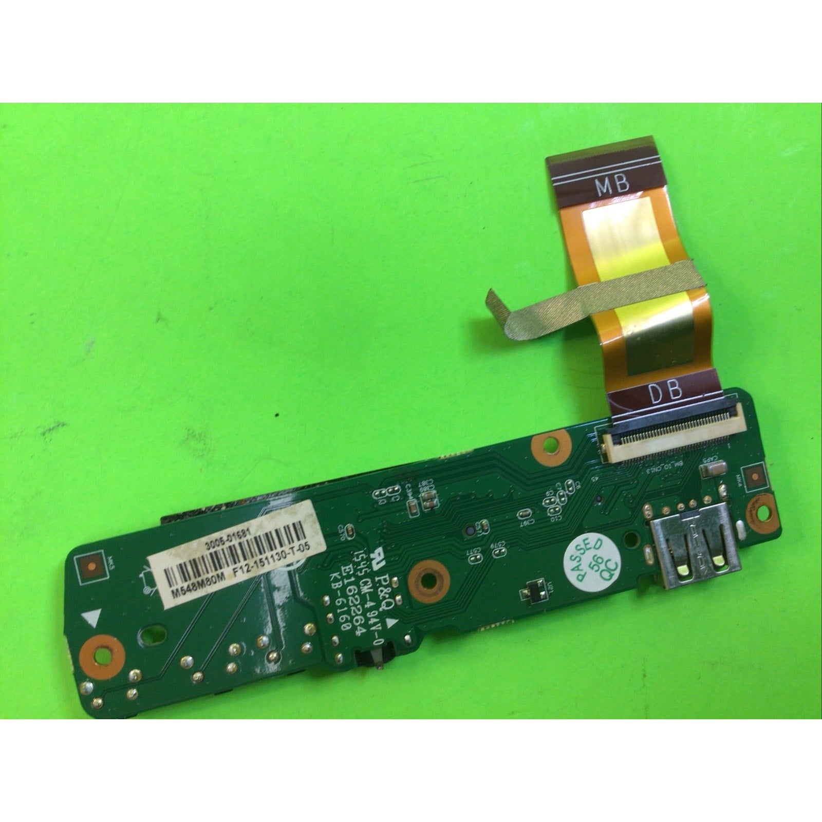 Lenovo Yoga 300-11IBR Series SD USB Audio Card Reader Board + Cable 3005-01681