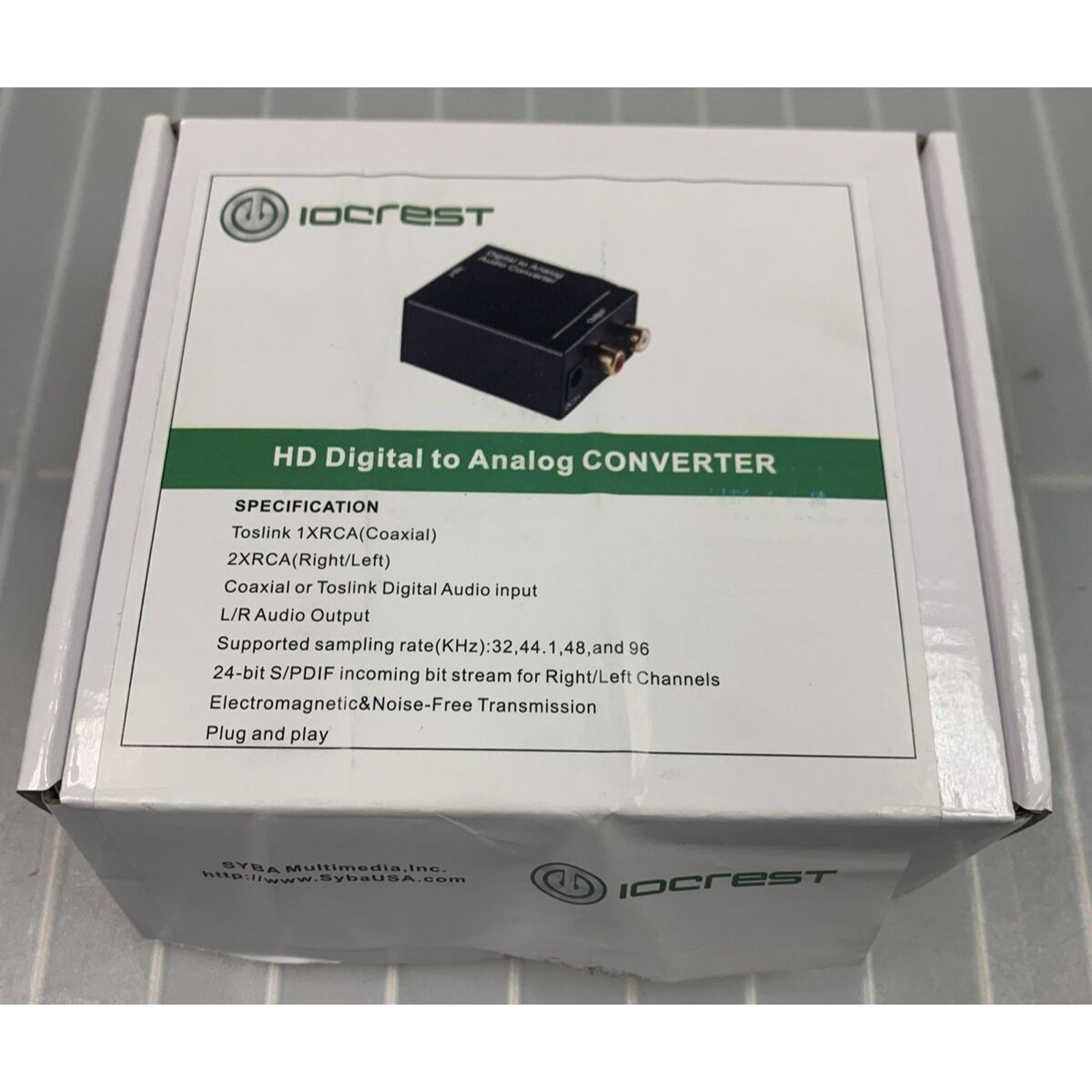 Syba SY-AUD60011 Digital to RCA Analog 192kHz/24bit Audio Converter