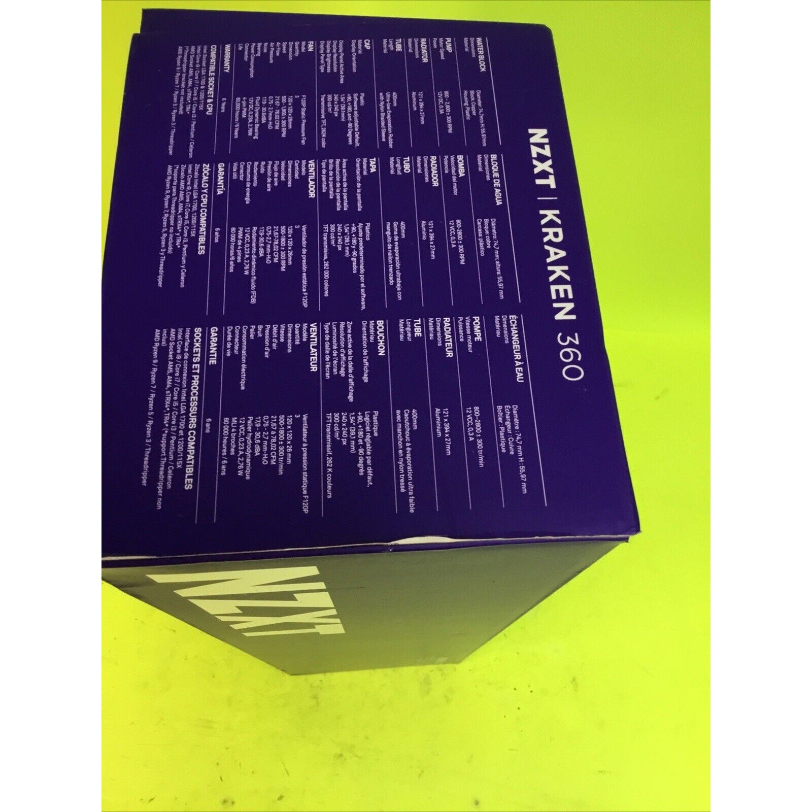 NZXT Kraken 360 BOX ONLY