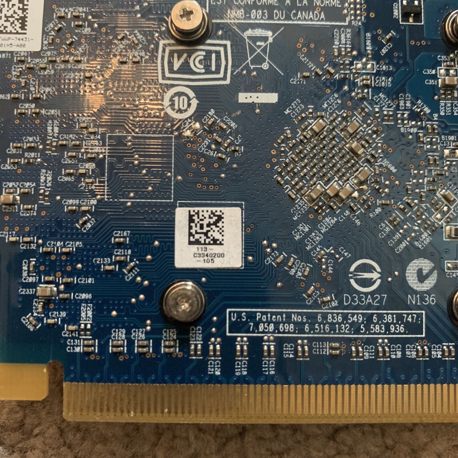 DELL AMD Radeon HD 7570 1GB GDDR5 DVI Display Video Card - Low Profile - 0KFWWP