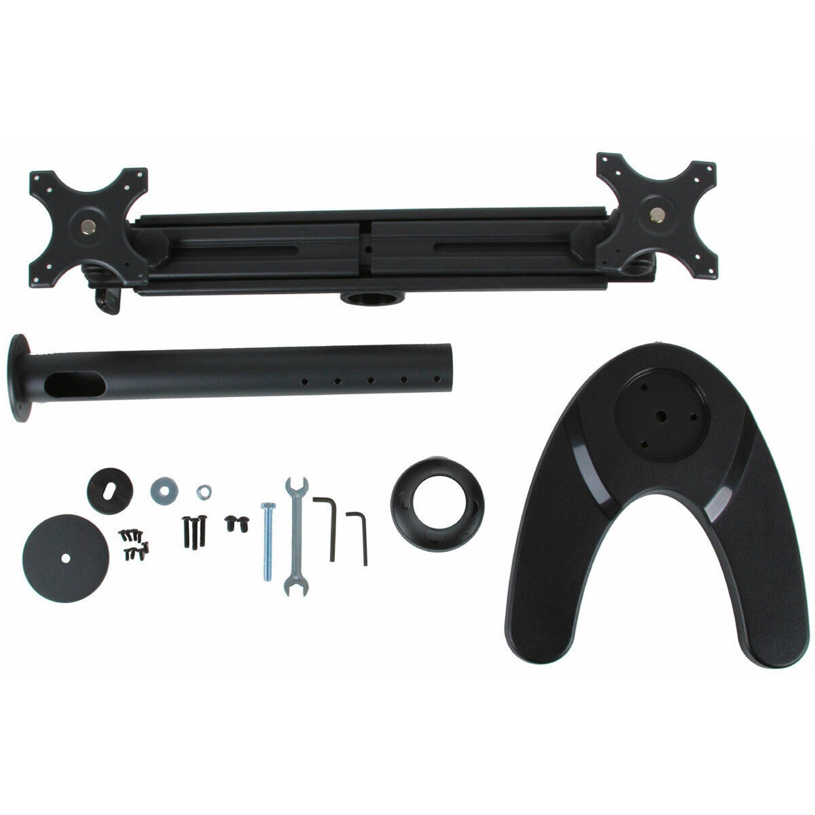 MonMount Dual LCD Monitor Stand Slider up to 27"