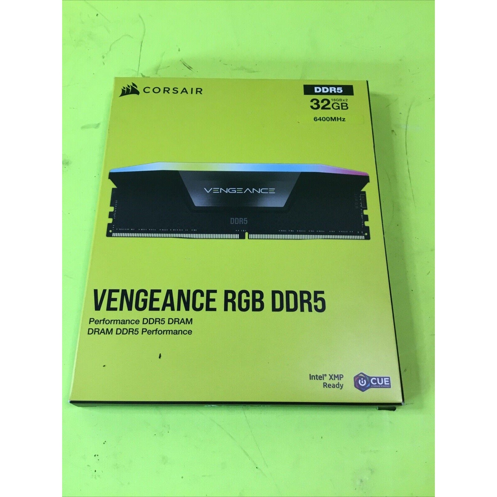 CORSAIR VENGEANCE RGB 32GB DDR5 BOX ONLY