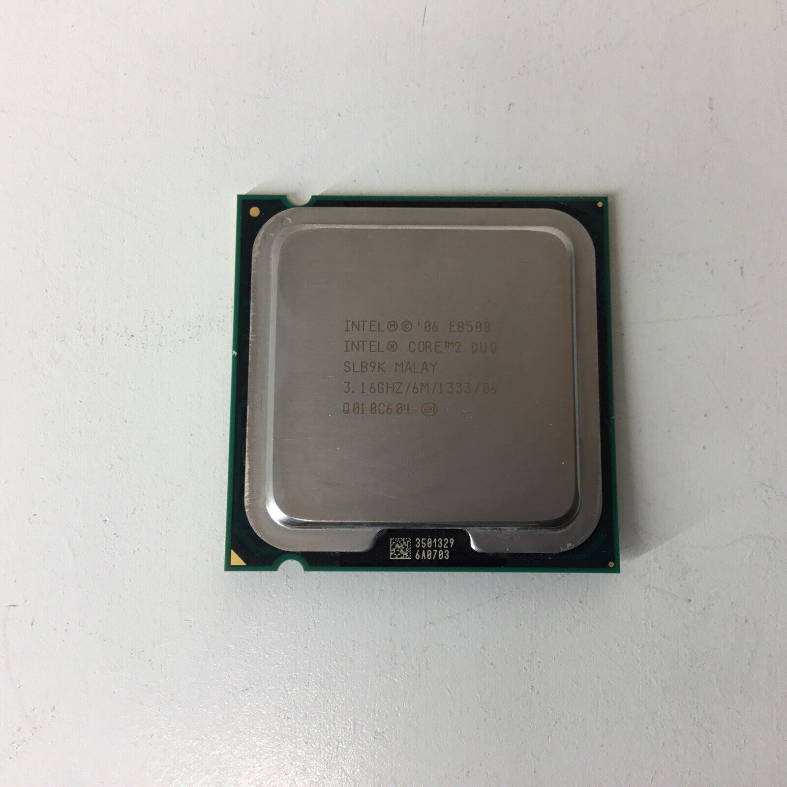 Intel Core 2 Duo E8500 CPU 3.16 GHz 6MB LGA-775 Desktop Processor SLB9K