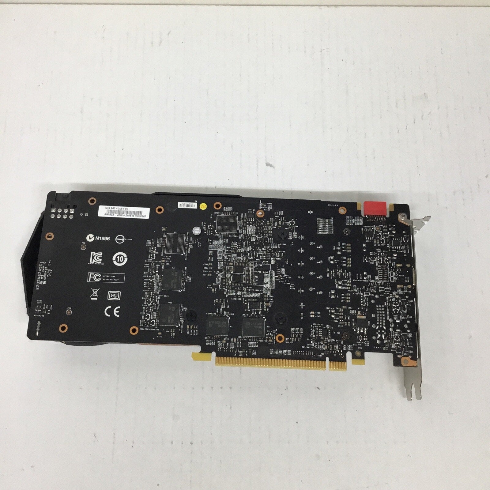 MSI Nvidia GeForce GTX 960 4GD5T OC GPU Graphics Video Card