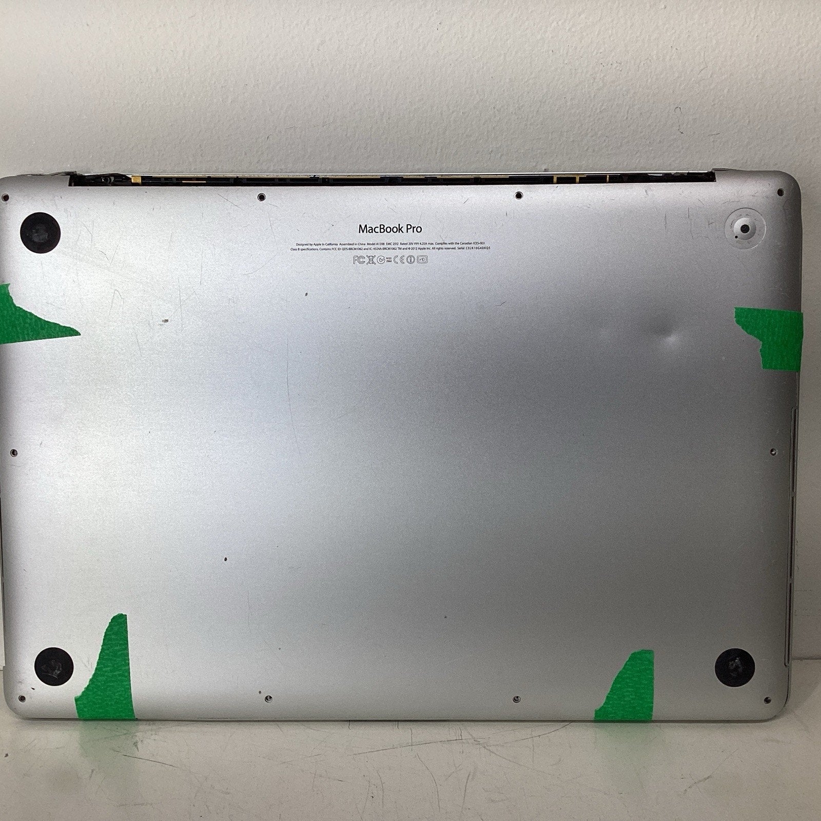 Apple MacBook Pro A1398 15" Intel Core i7 - For Parts