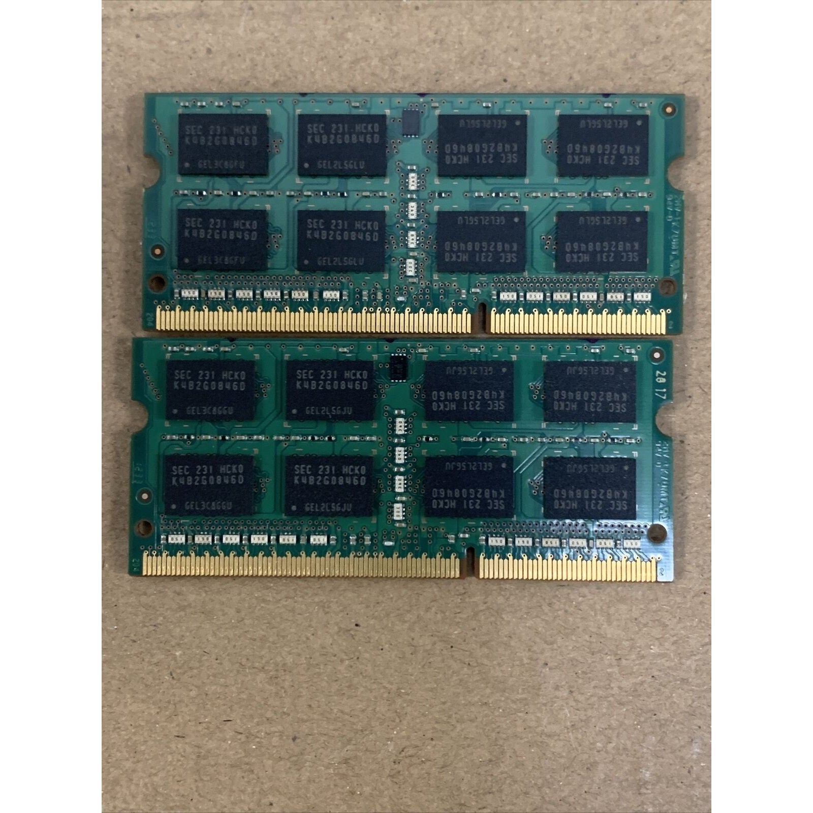SAMSUNG 8GB (2x4GB) DDR3 PC3-12800S SO-DIMM LAPTOP MEMORY RAM M471B5273DH0-CK0
