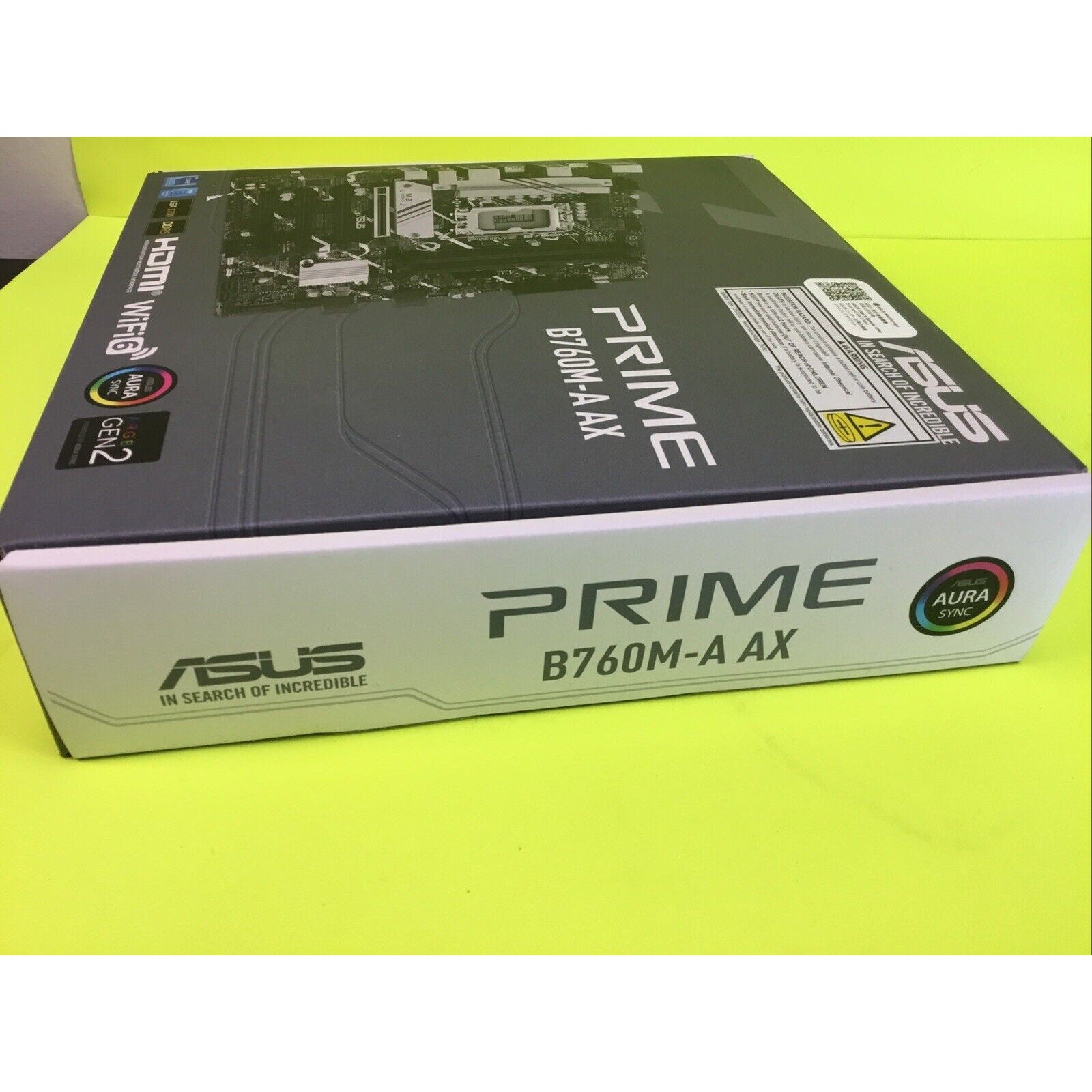 ASUS PRIME B760M-A AX Micro ATX BOX ONLY