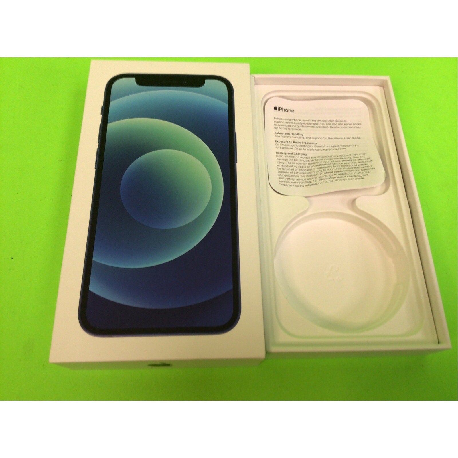 Empty Box for Apple iPhone 13 Retail Blue