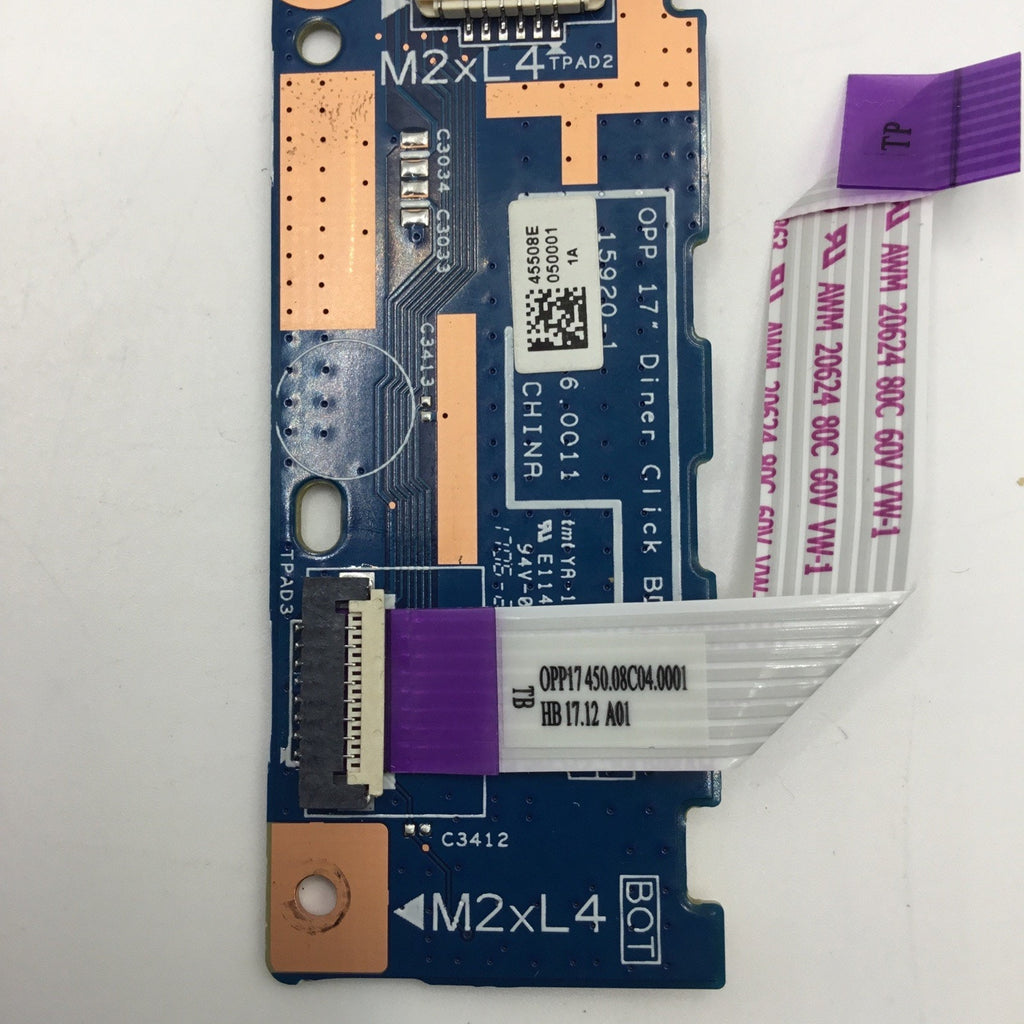 GENUINE HP PAVILION 17-X028CY TOUCHPAD CLICK BUTTON BOARD 858259-001 TESTED