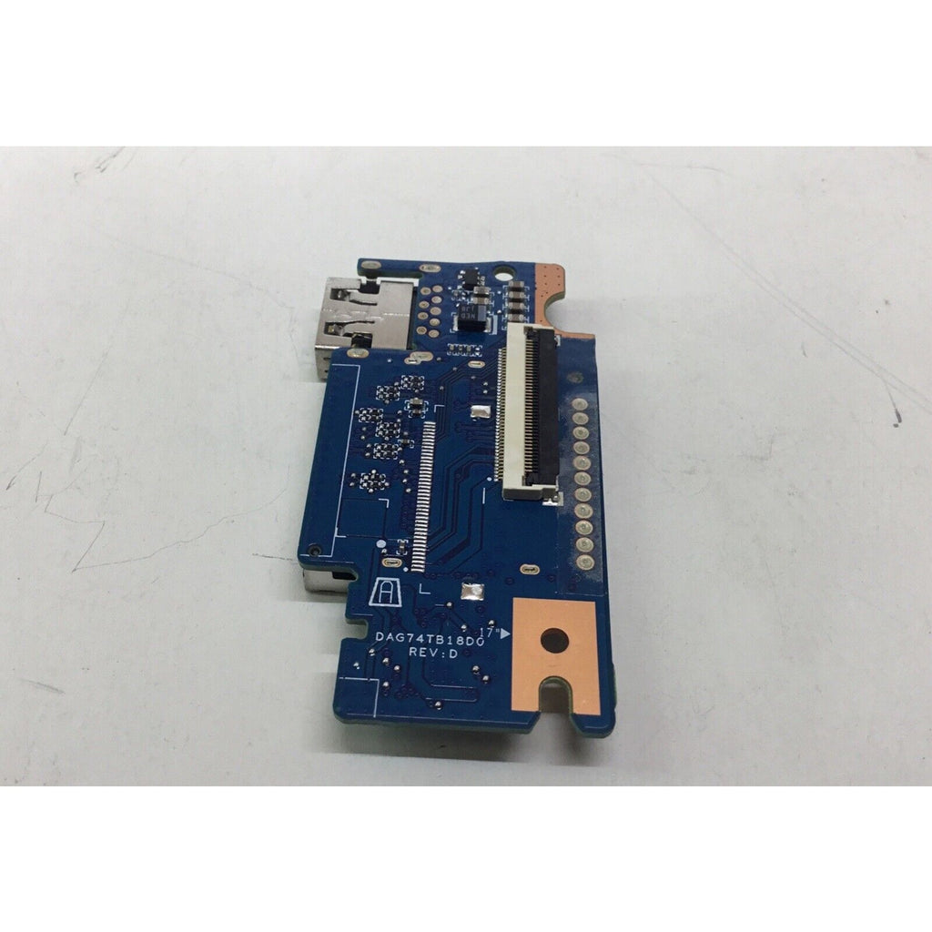 HP Pavilion 17-AR050WM USB Card Reader Board DAG74TB18D0