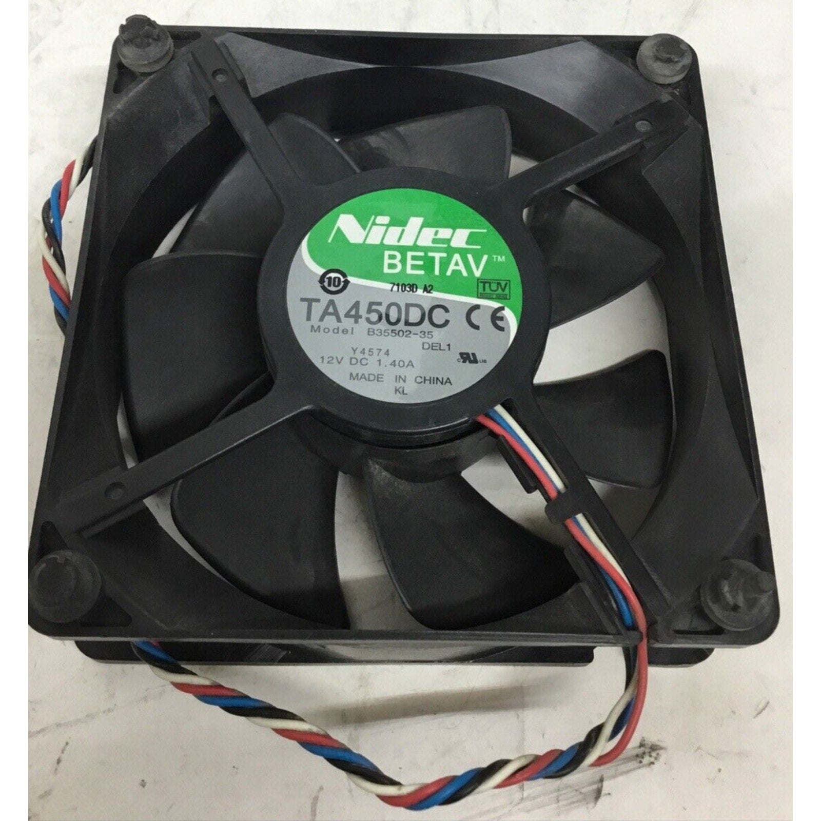 Nidec B35502-35 TA450DC 120mm x 38mm 12v Fan 12V DC 1.40A