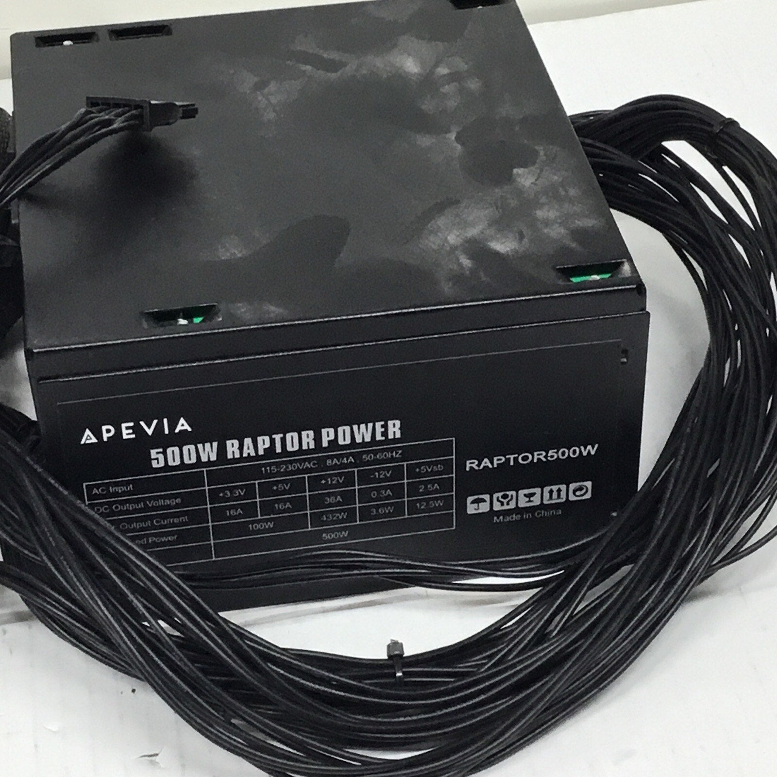For Parts APEVIA 500W & 600W Power Supplies Raptor500W & ATX-PR600W