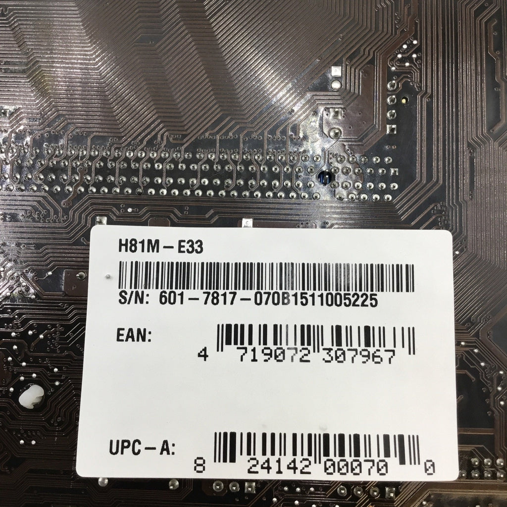 MSI H81M-E33 (LGA1150) + i3-4160 + 16 (2x8) GB DDR3 MB+CPU+RAM+I/O SHIELD COMBO