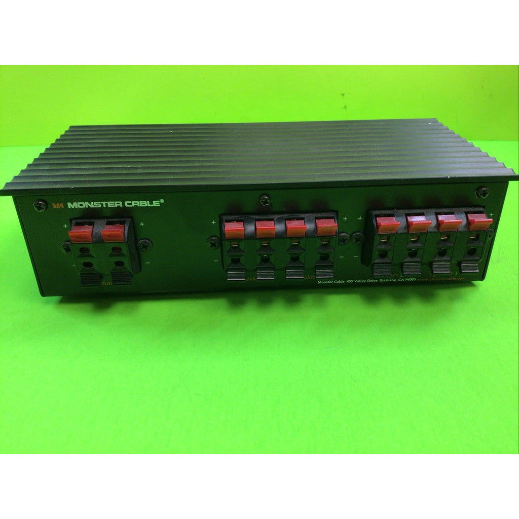 Monster Cable 4 Way Speaker Selector With Amplifier Protection