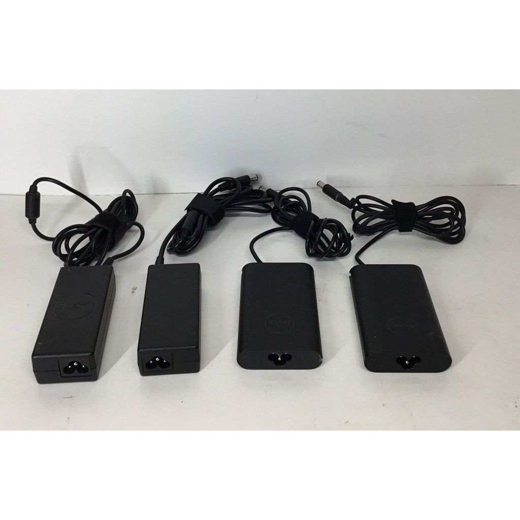 Mixed Lot of 4 Dell 65W 19.5V3.34A Adapter Charger LA65NS201 HA65NM130 DA65NS400
