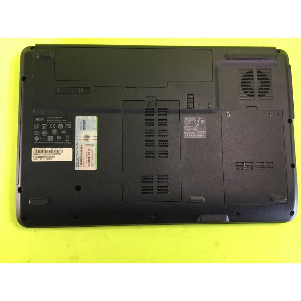 Acer Aspire 5517-5427 15.6" Laptop FOR PARTS REPAIR or RECYCLE