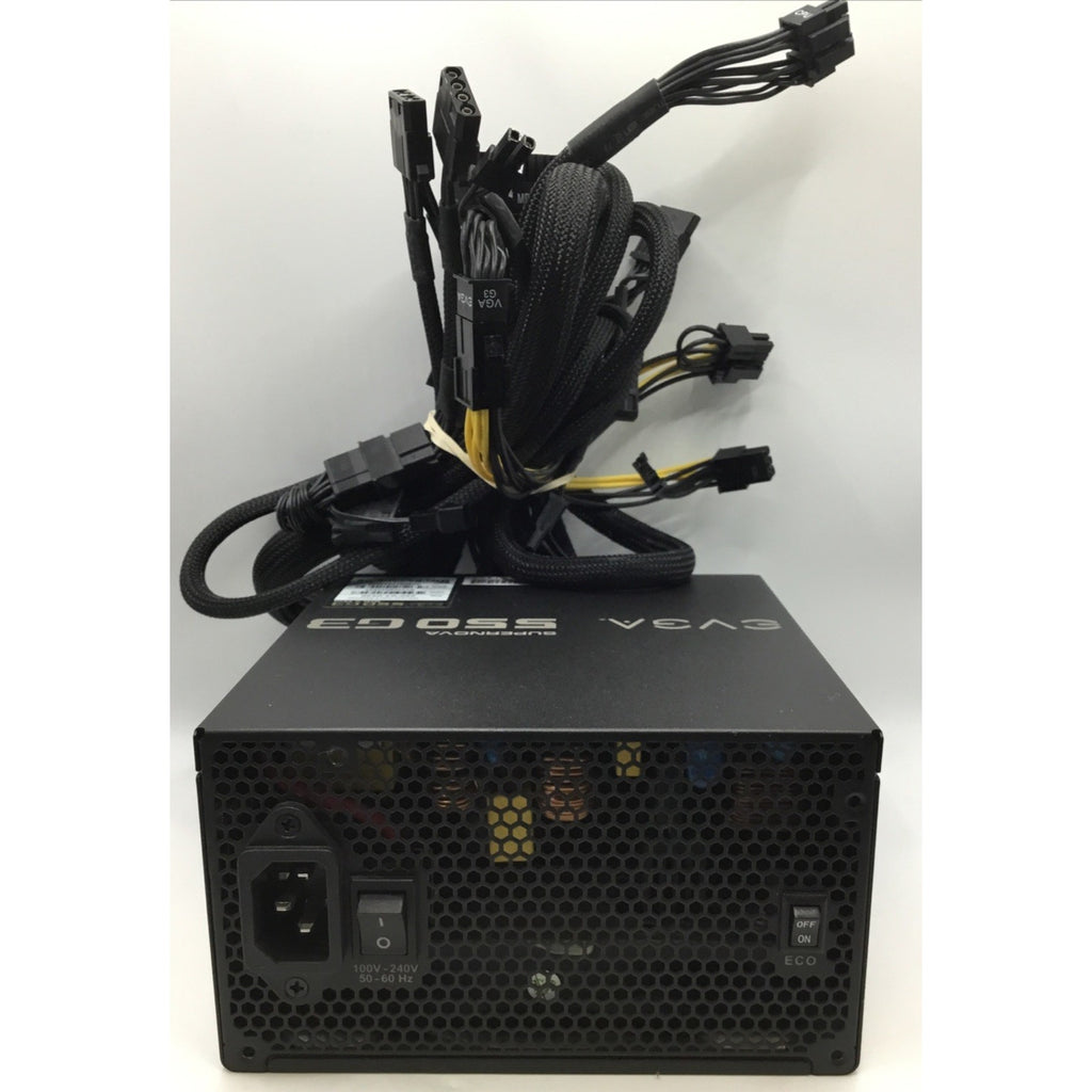 EVGA SuperNOVA 550 G3 550W Gold Modular PSU + All Pictured Cables