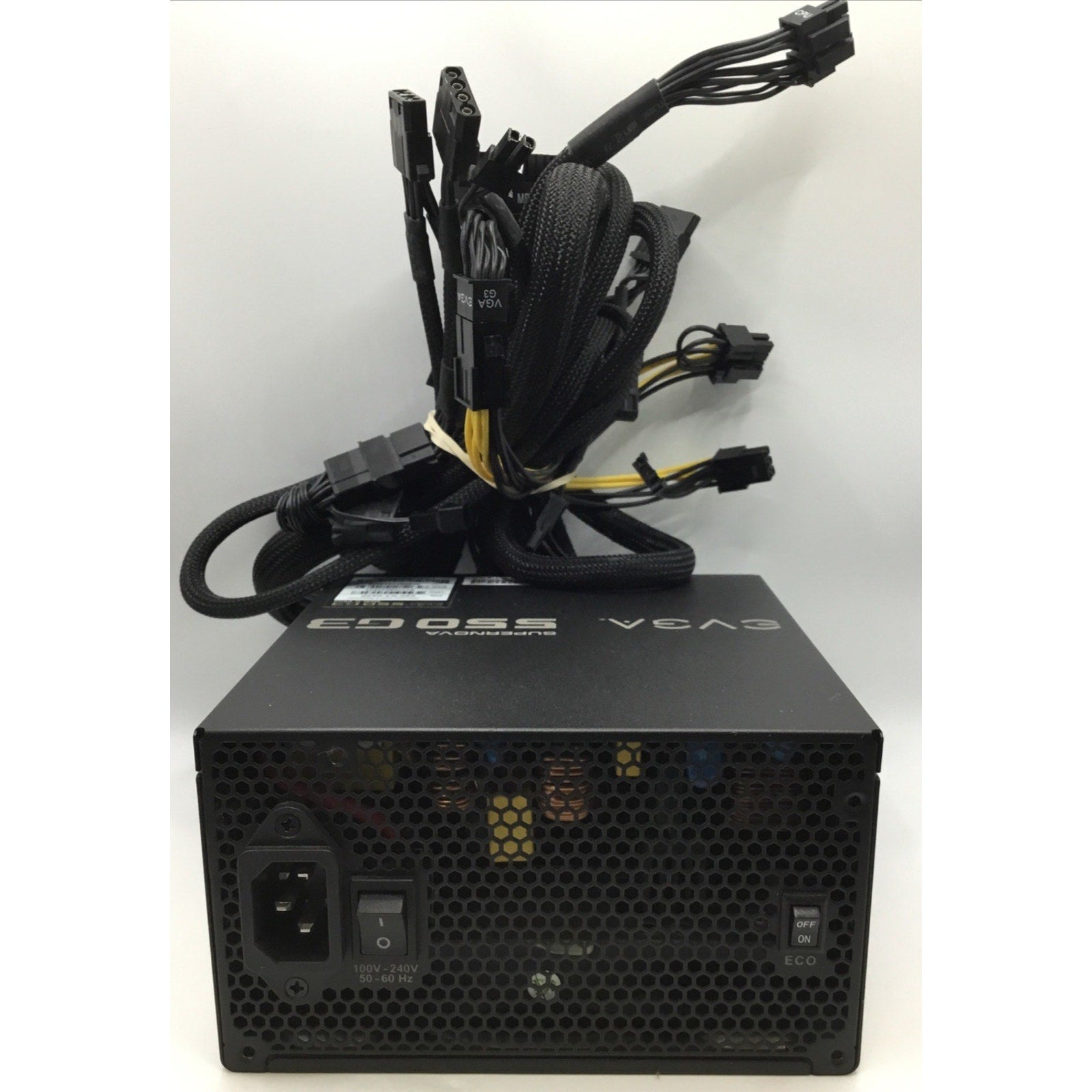 EVGA SuperNOVA 550 G3 550W Gold Modular PSU + All Pictured Cables
