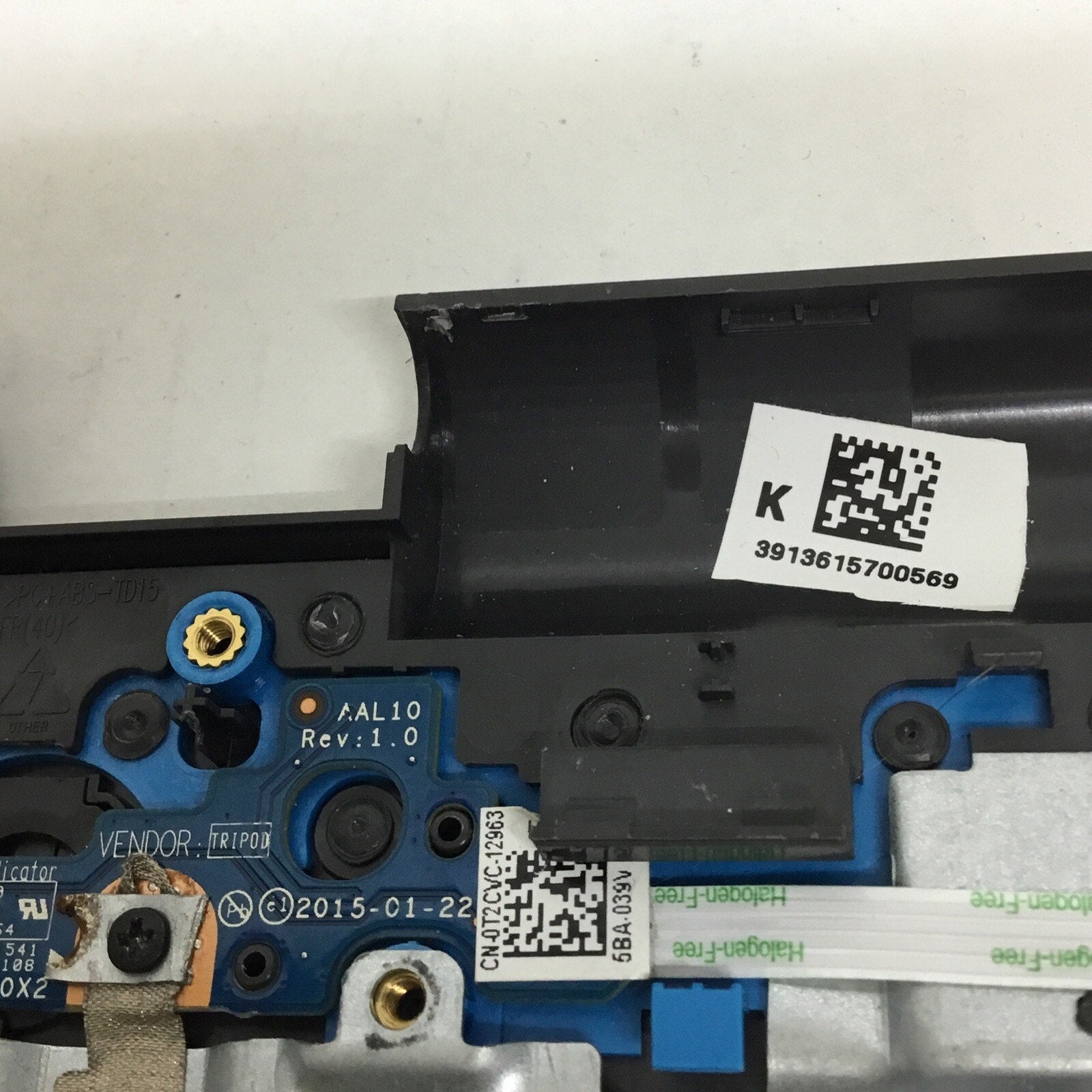 PARTS Dell Inspiron 5758 5759 5755 Blue 17.3" Palmrest 0F71Y3 F71Y3 w/Touchpad