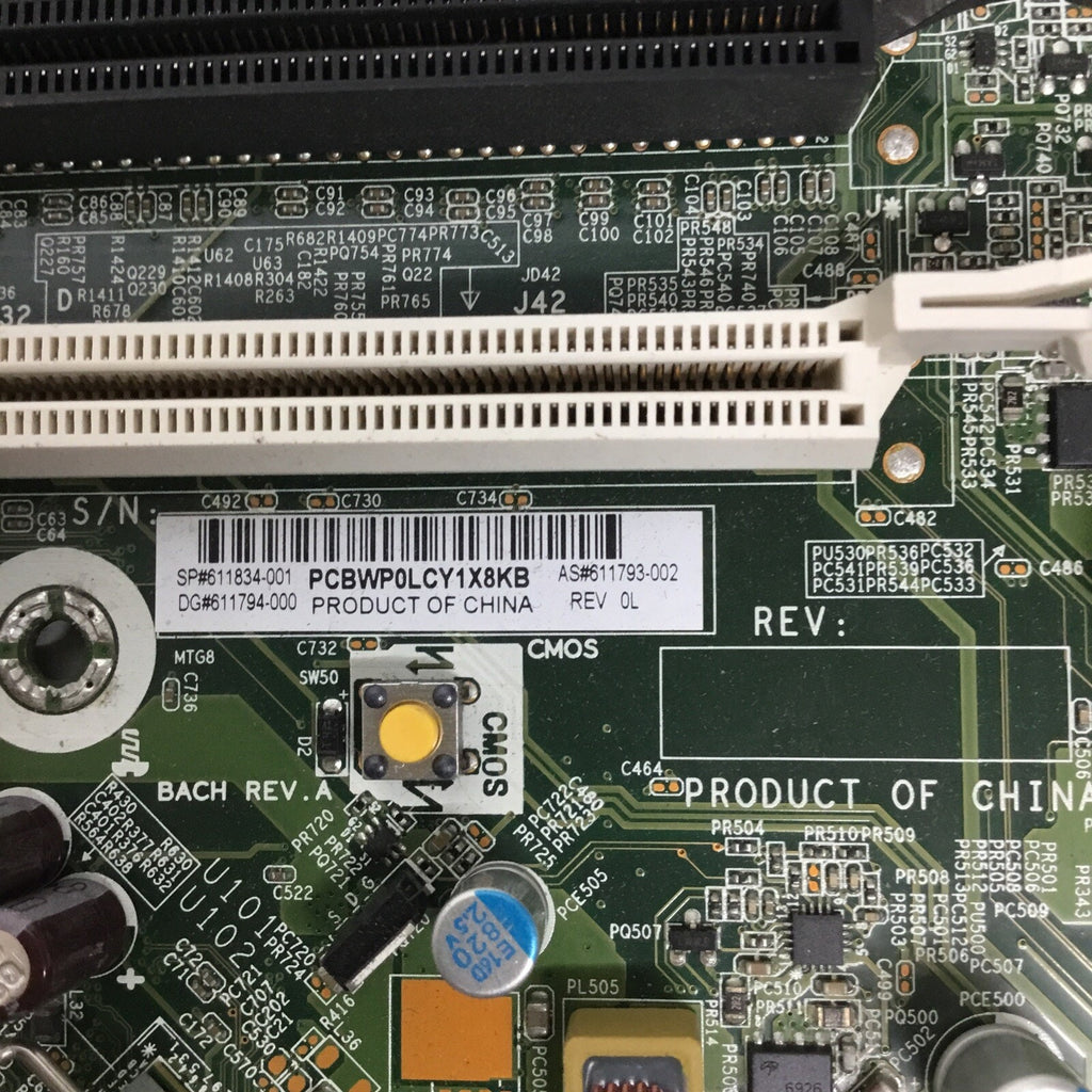 HP 615114-001 6200 Pro SFF Motherboard Intel Core i5-2400 3.10Ghz & 8GB Ram