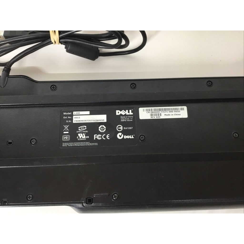 Dell L100 USB Keyboard - SK-8115 Black