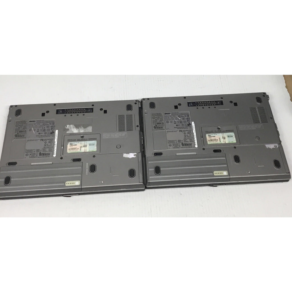 Lot of 2 Dell Latitude D630 3.5GB Laptop WindowsXP DVD/CD Intel Core 2 Duo 500GB