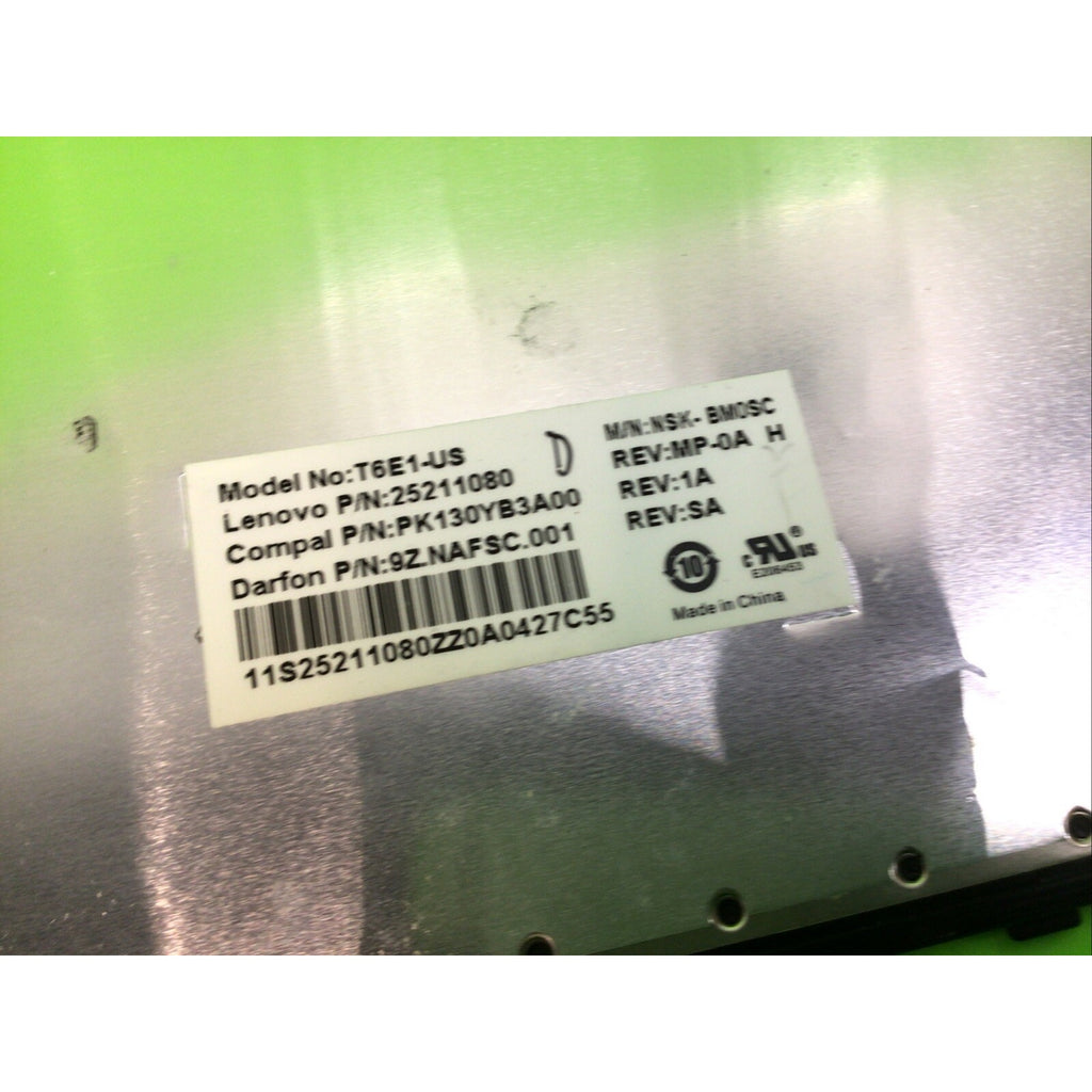 Lenovo G510S Touch Keyboard 25211080 T6E1-US