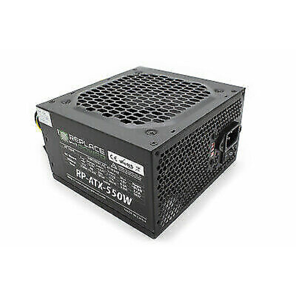 Replace Power 550W ATX power Supply 204pin with SATA Support, Black RP-ATX-550W