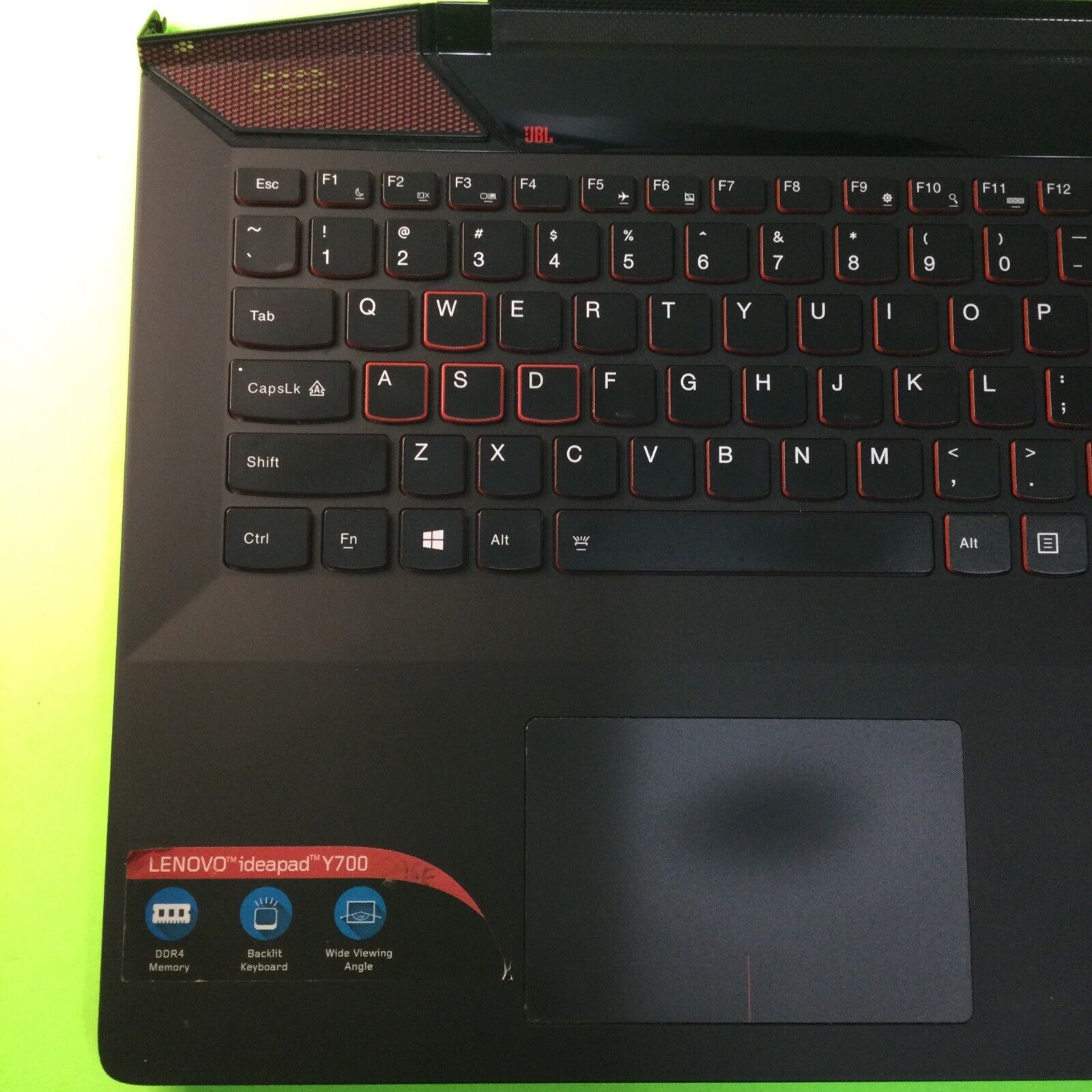 Lenovo IdeaPad Y700-15ISK Palmrest Touchpad Backlit Keyboard