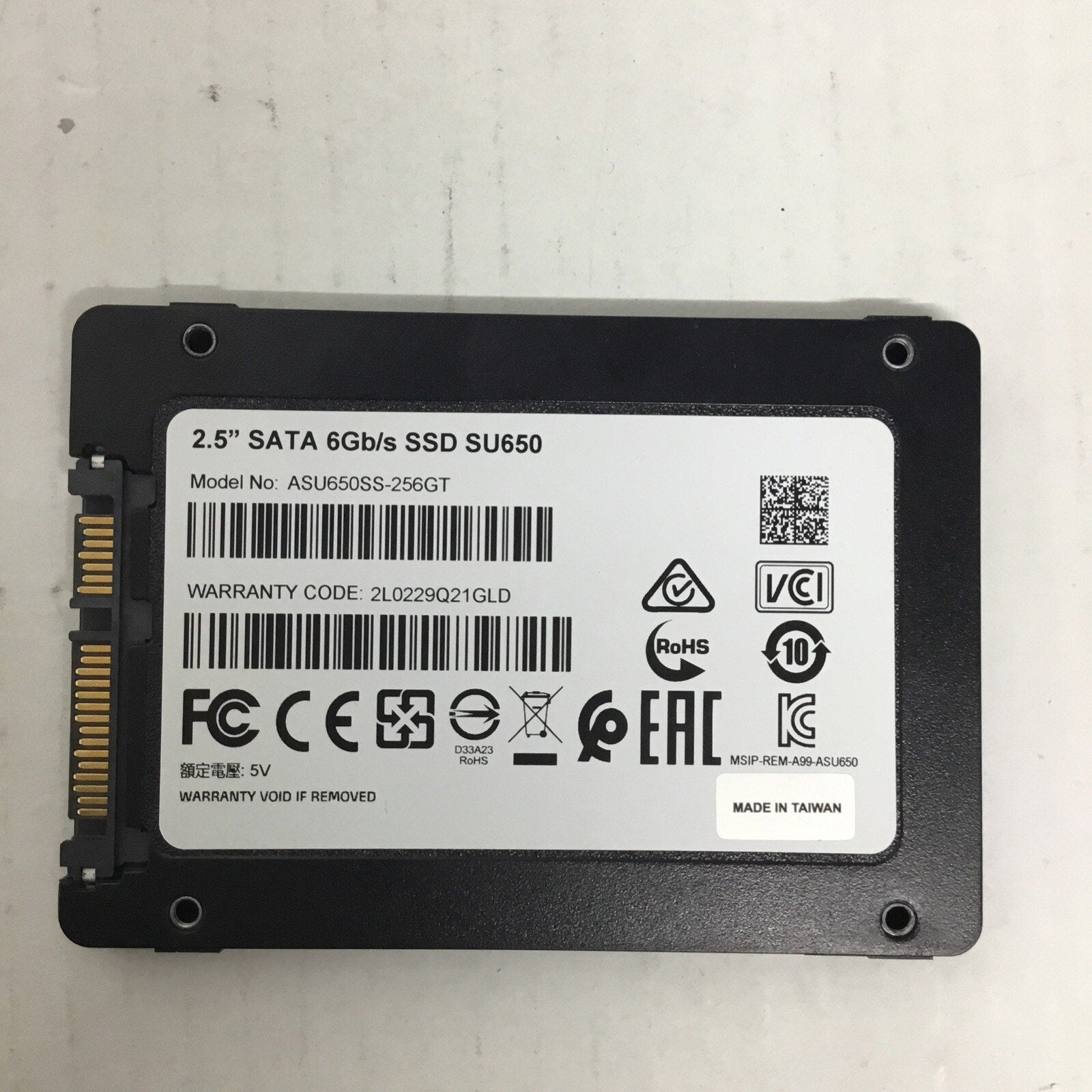 ADATA Ultimate SU650 256GB 2.5" SATA III Internal SSD WORKING