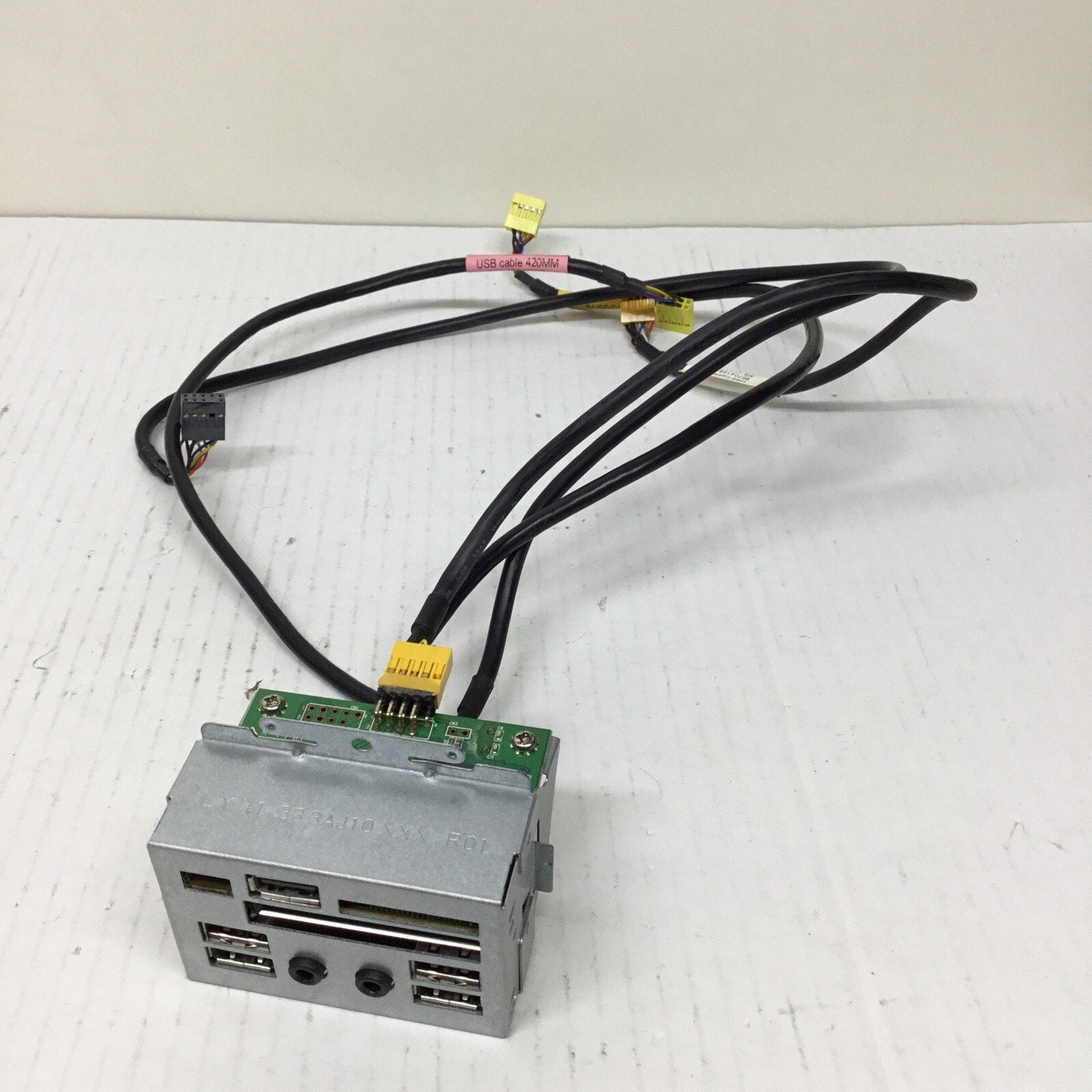33.3AJ10.XXX CARD READER AUDIO USB IO Front Panel With Cables