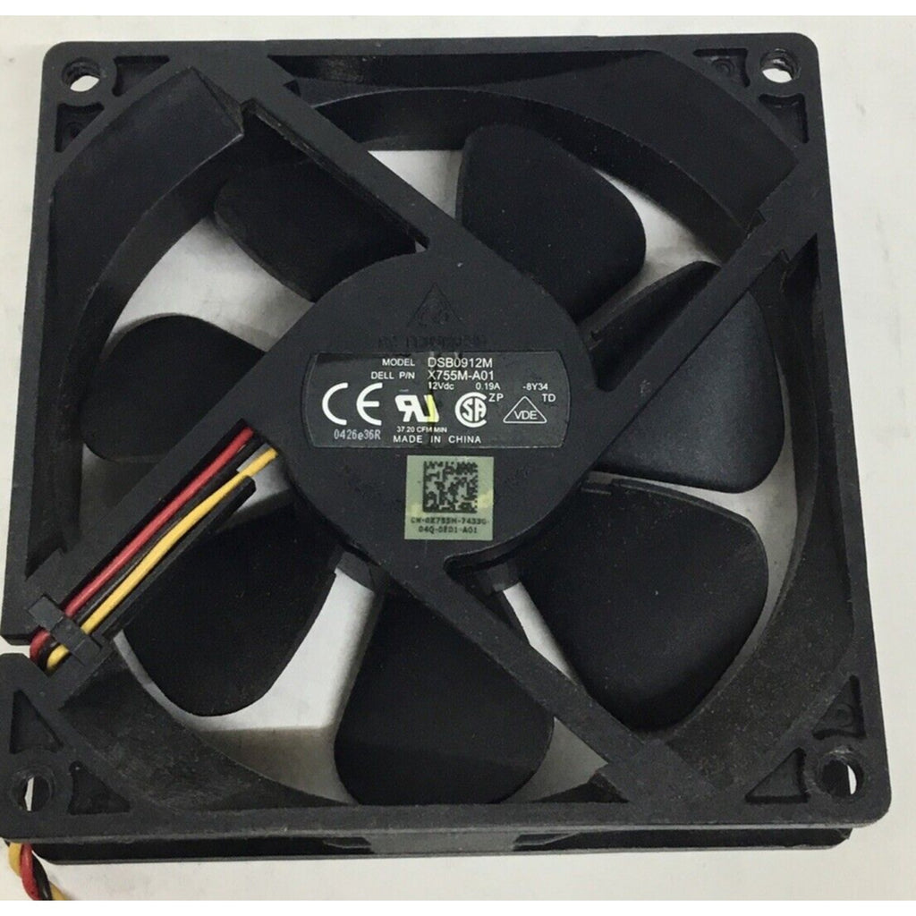 Desktop Computer Delta Electronics DSB0912M 12V Cooling Fan