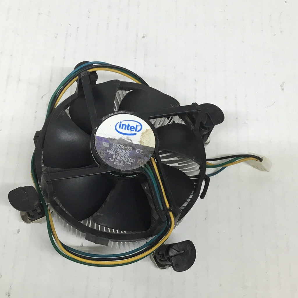 Intel E18764-001 socket 775 HeatSink w Cooling Fan & Cable F09A-12B9S2, 4 pins
